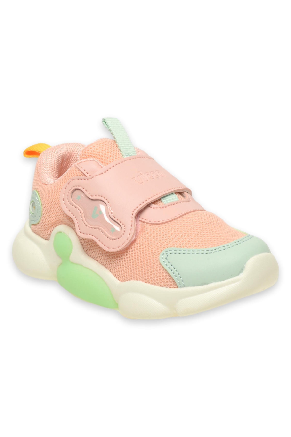 346.P24K335 Gum Patik Işıklı Phylon Pudra Çocuk Spor Ayakkabı - Görsel 3