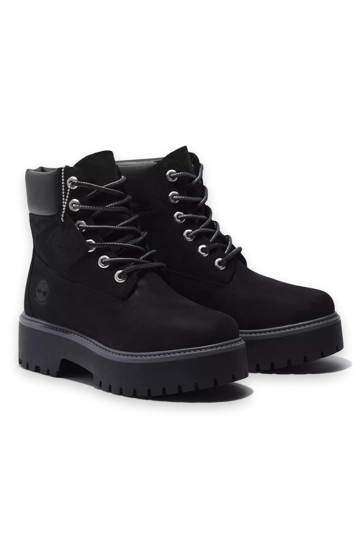 Tb1A5Rh5Z Stone Street 6 Inch Lace Up Waterproof B Siyah Kadın Bot - Görsel 3
