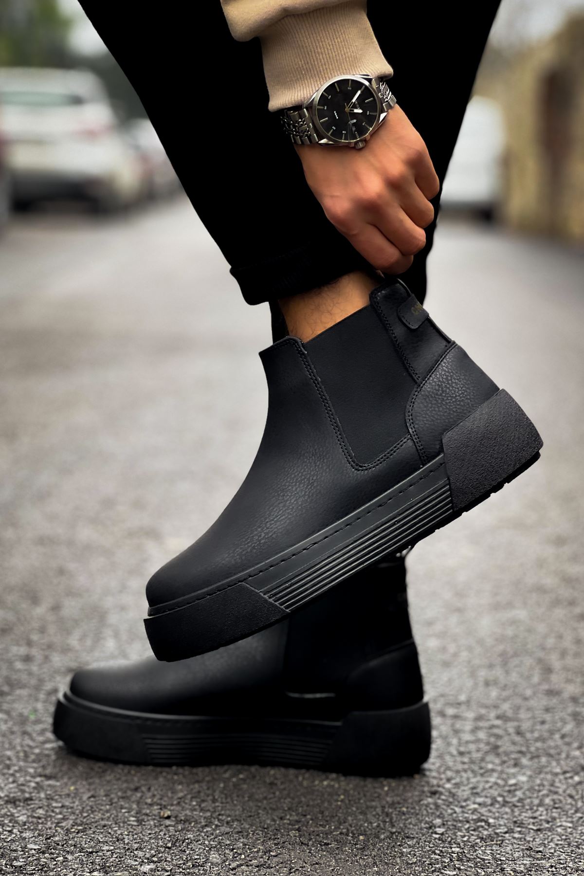 CH069 CRT Harmany Erkek Bot SIYAH - Görsel 2