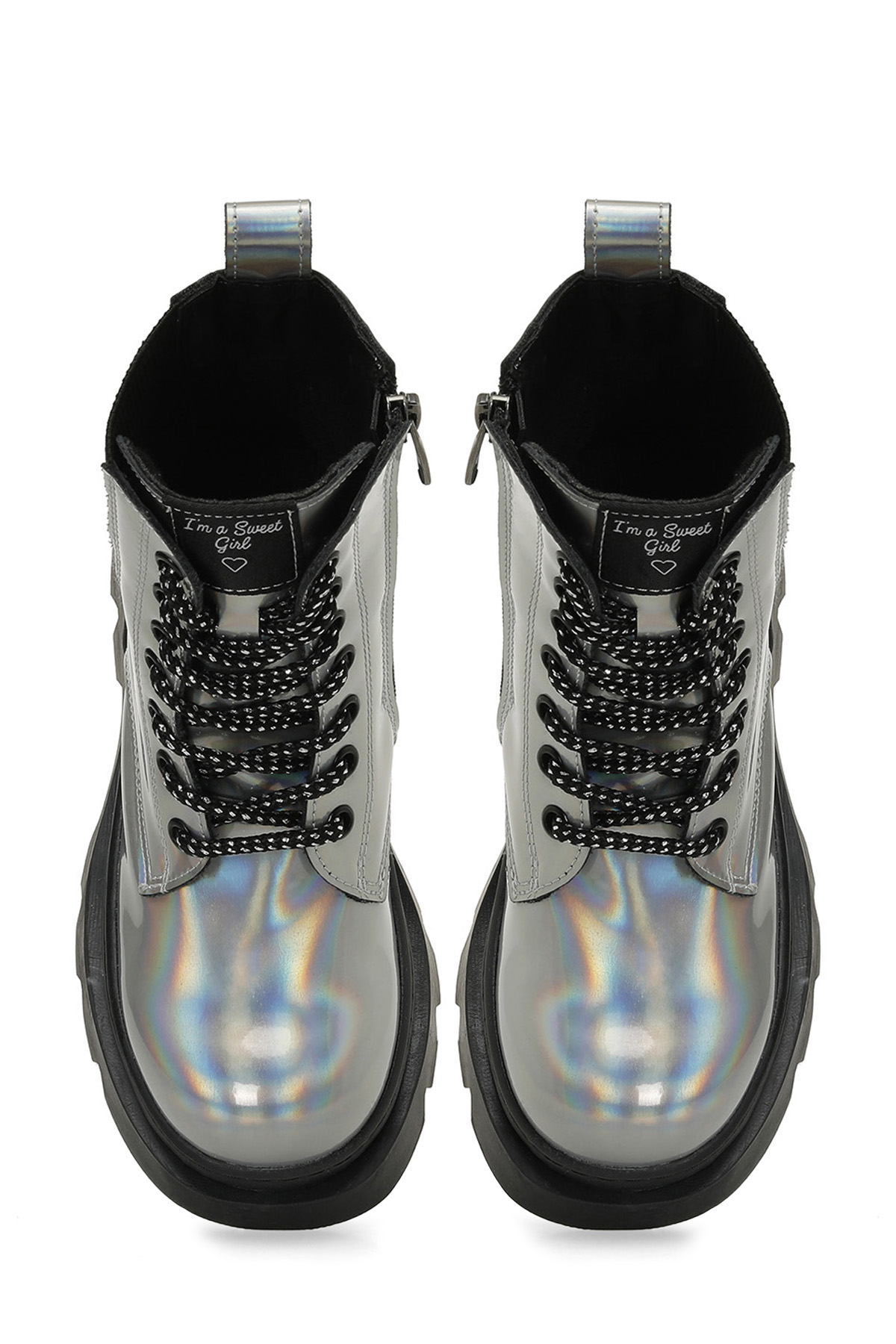 Polaris TORCIA 4PR Gümüş Kız Çocuk Sneaker Bot - Görsel 5