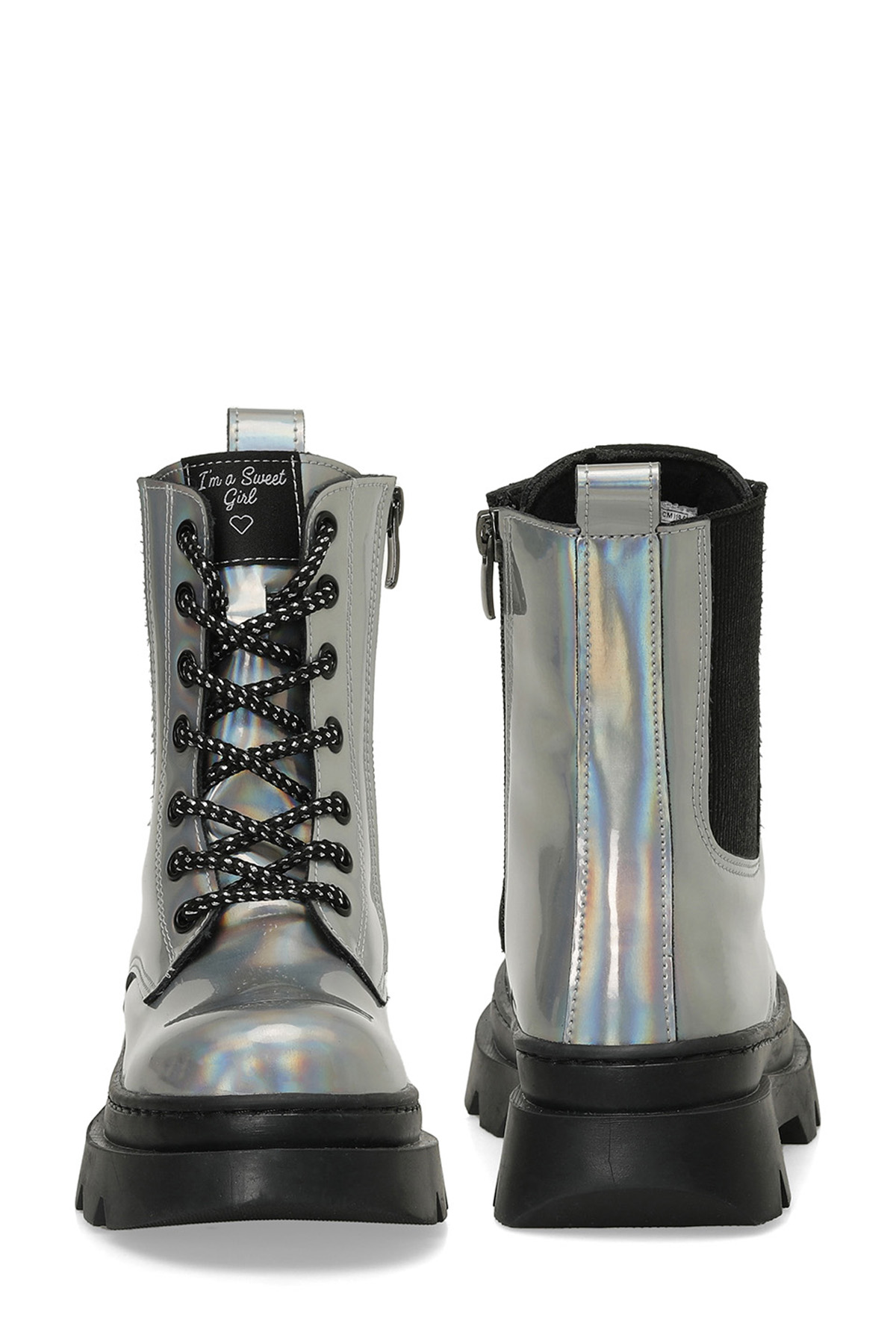 Polaris TORCIA 4PR Gümüş Kız Çocuk Sneaker Bot - Görsel 6