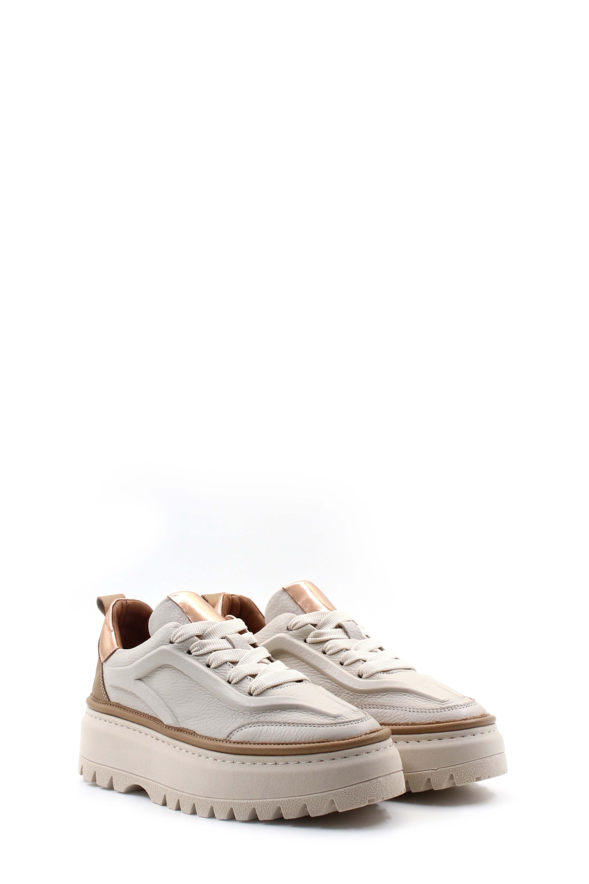 Hakiki Deri Kadın Casual Ayakkabı 409ZA3104 - Görsel 5