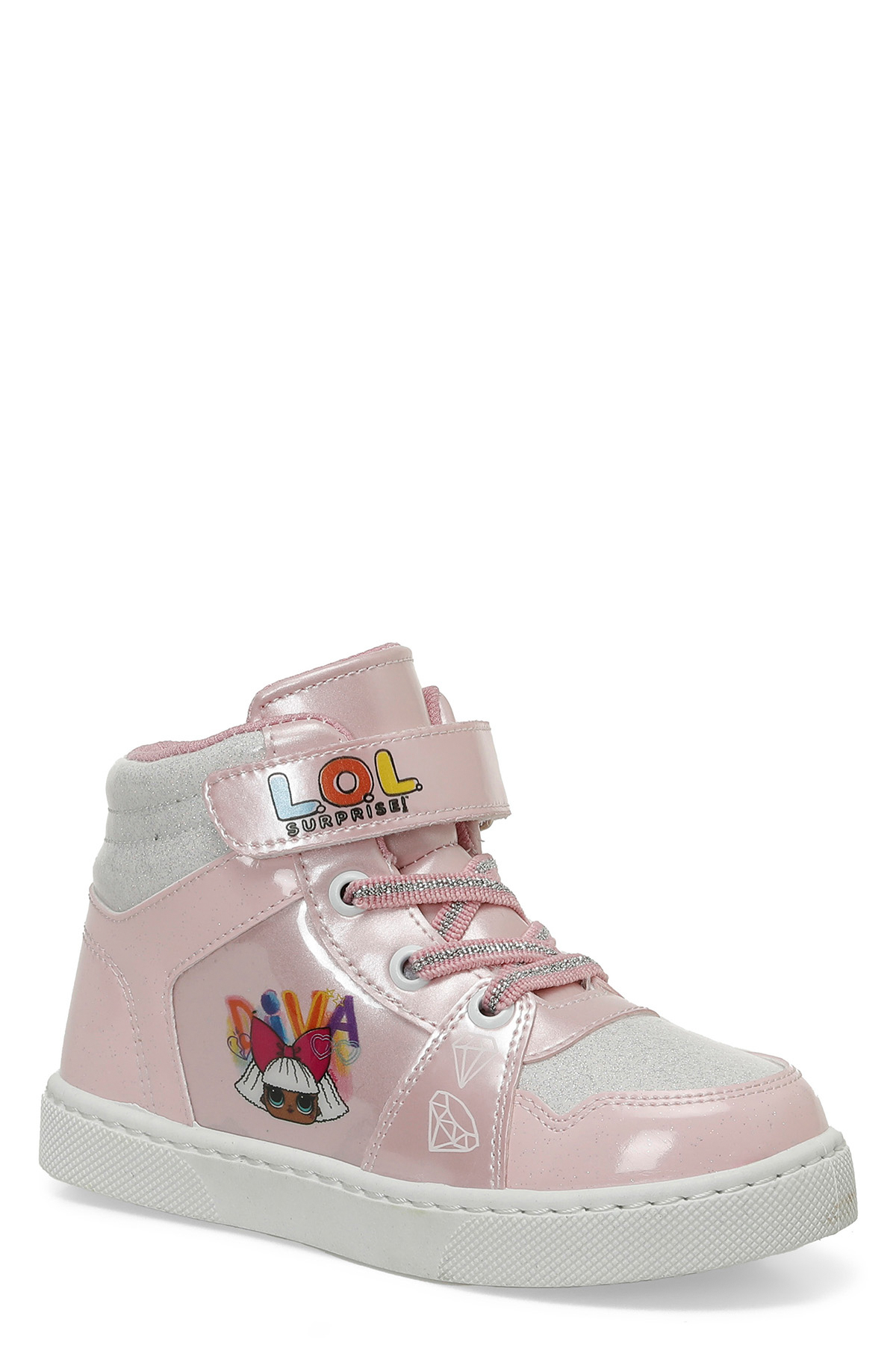 UFAY.P4PR Pembe Kız Çocuk High Sneaker - Görsel 3