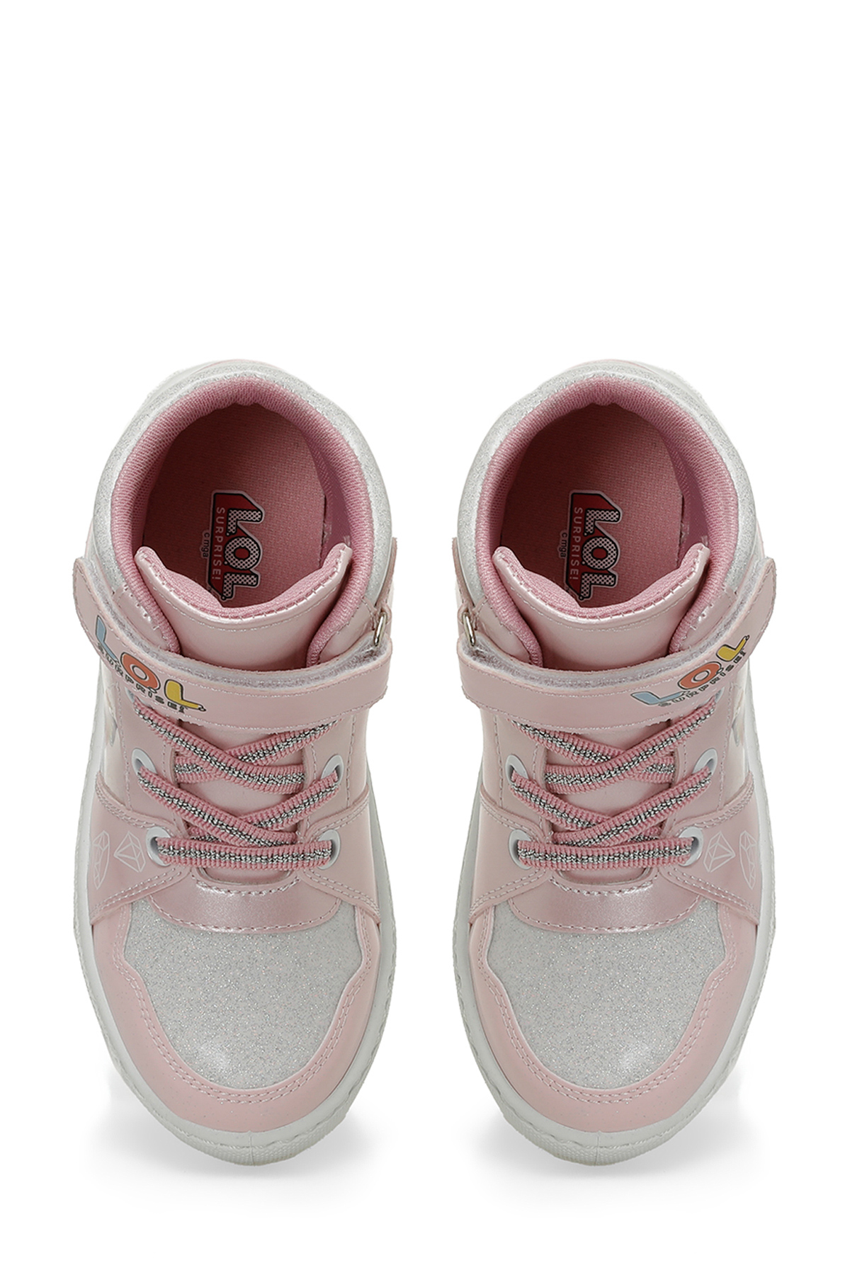 UFAY.P4PR Pembe Kız Çocuk High Sneaker - Görsel 5