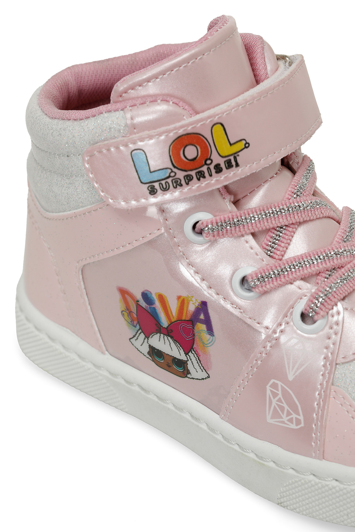 UFAY.P4PR Pembe Kız Çocuk High Sneaker - Görsel 8