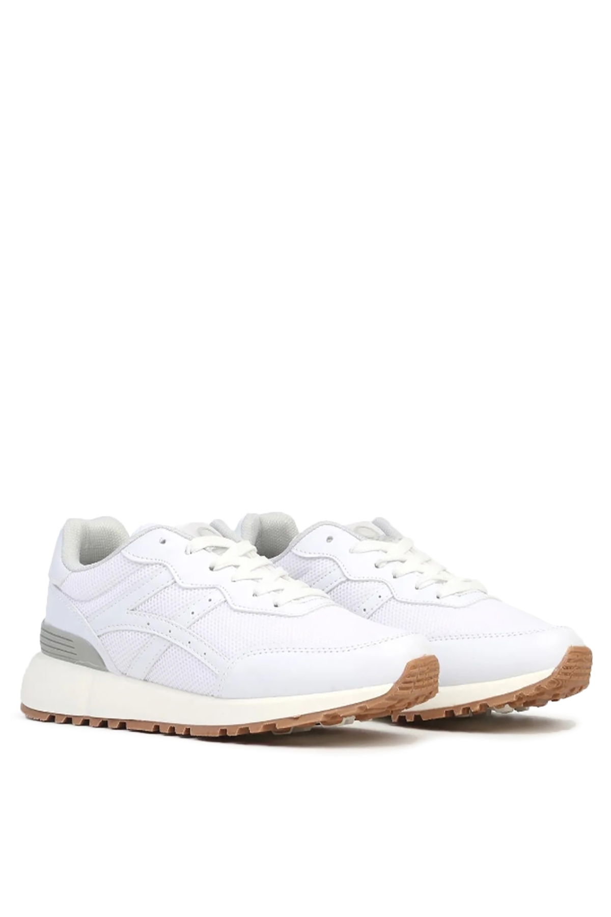 30988 Erkek Sneaker Ayakkabı 4K Beyaz - Görsel 3