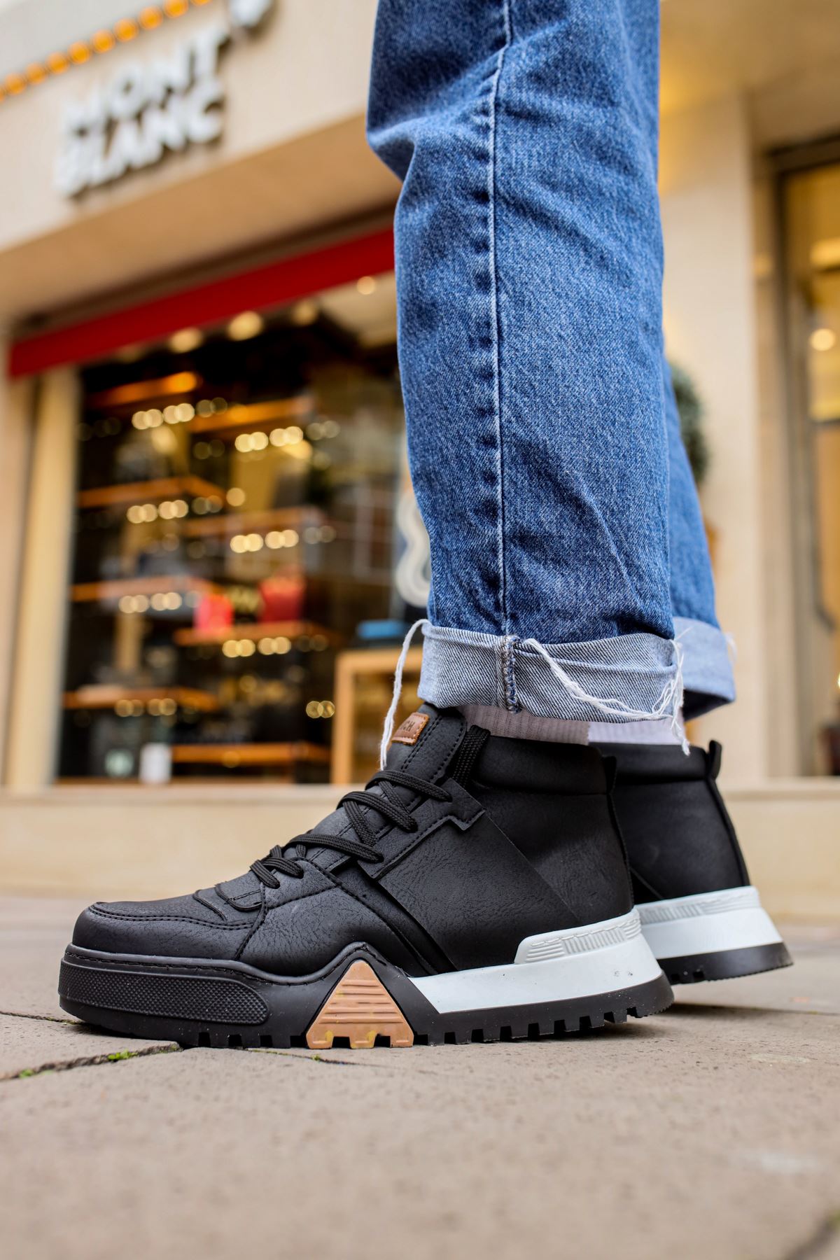 CH057 GSBT Ghost Line Erkek Bot SIYAH/SIYAH - Görsel 5