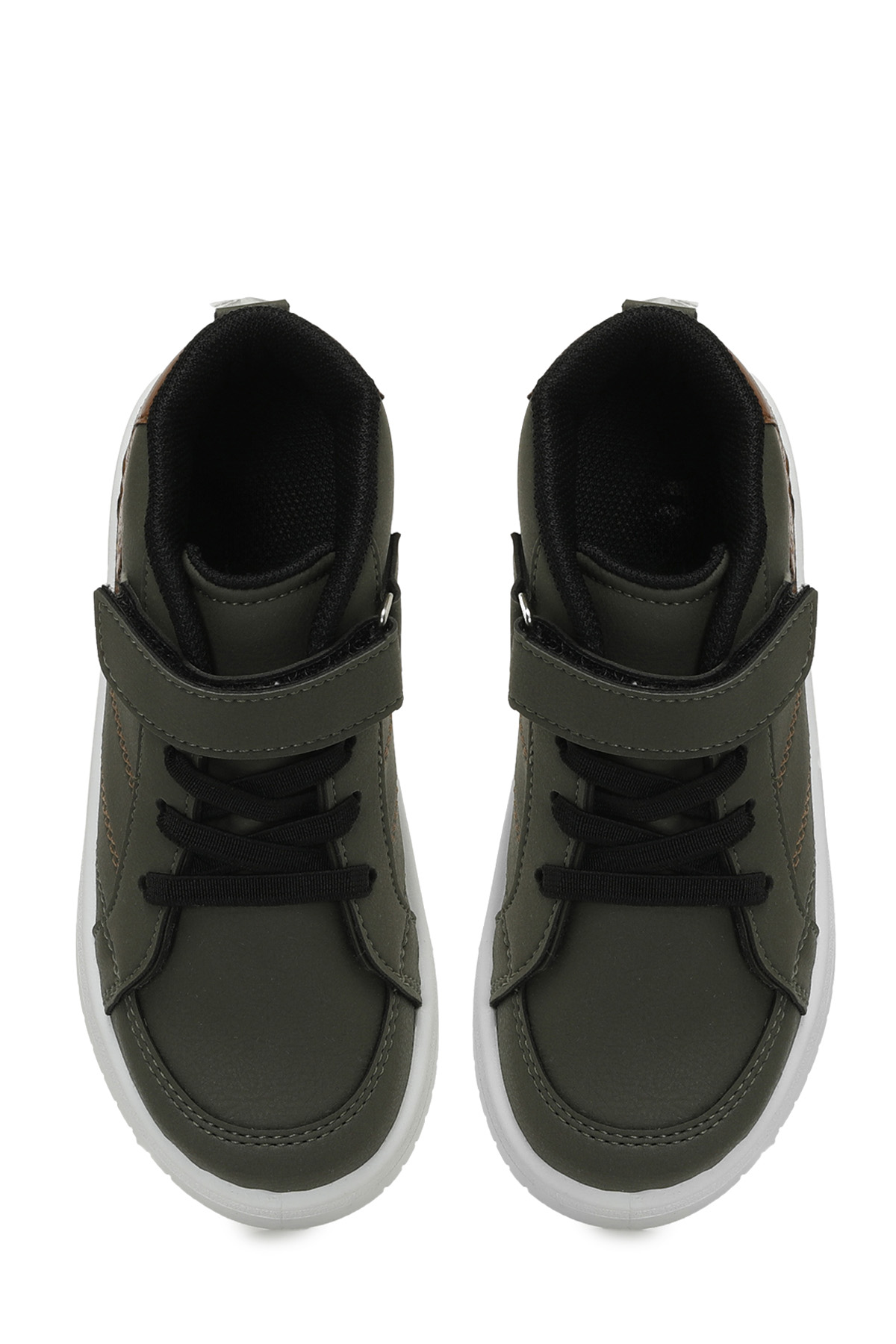 BOOKS P 4PR Haki Erkek Çocuk High Sneaker - Görsel 5