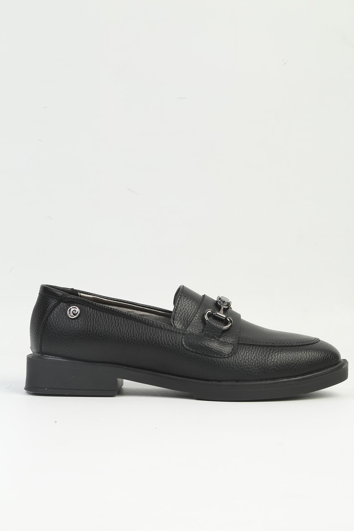 ® | PC-54274 - Siyah Kadın Loafer Ayakkabı - Görsel 2