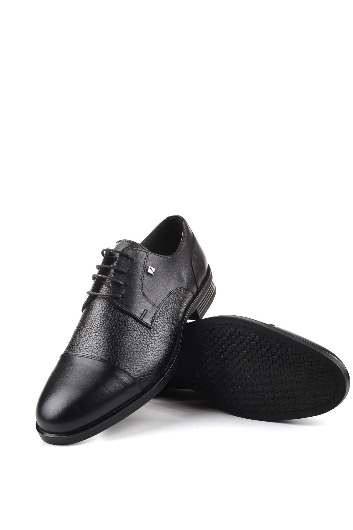 3129 Hakiki Deri Bağcıklı Klasik Erkek Ayakkabı - Görsel 7
