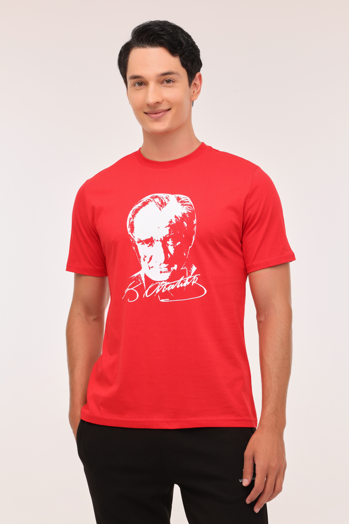 ML 11ATA08 4PR Kırmızı Erkek Kısa Kol T-Shirt