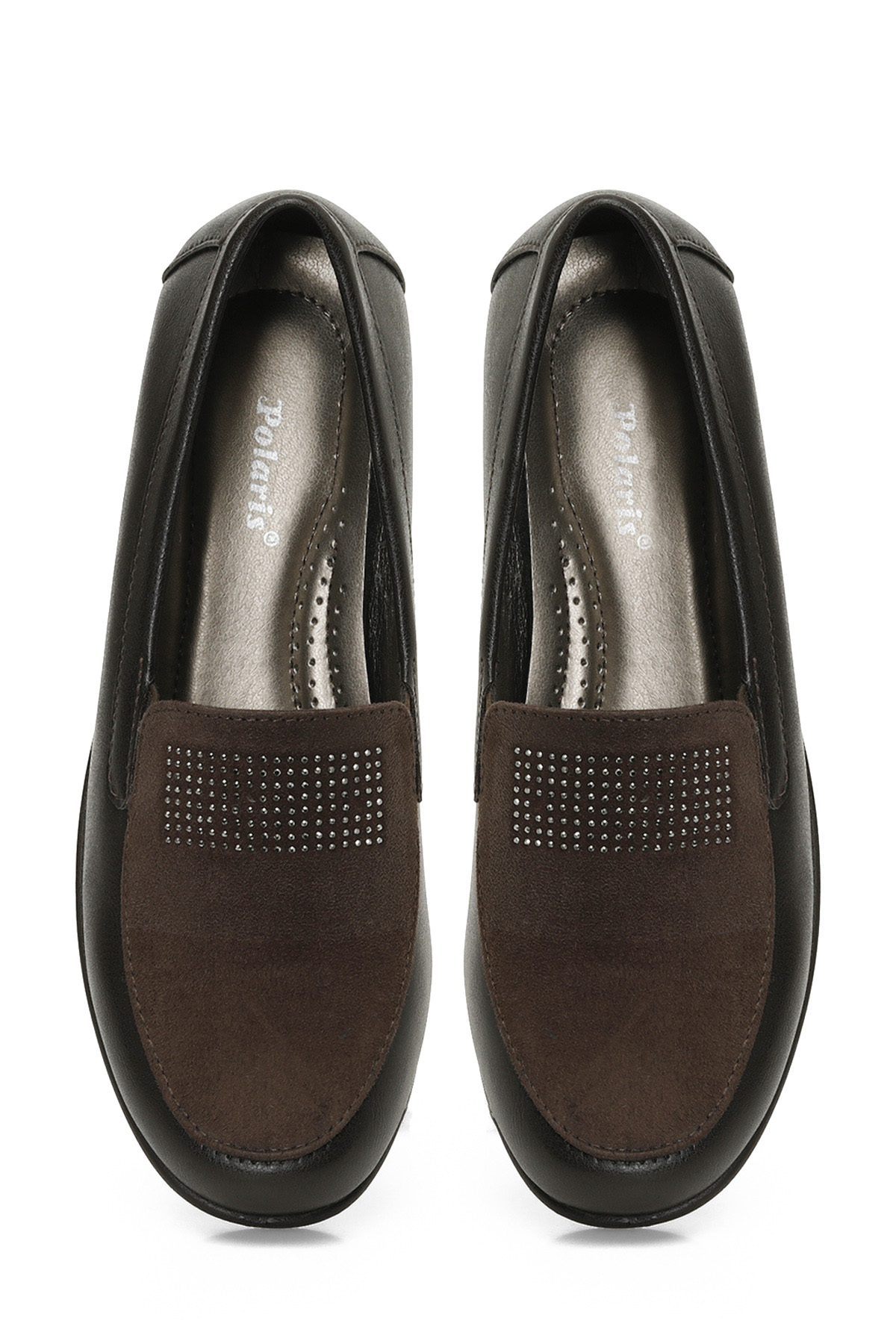 Polaris 166502.Z4PR Kahverengi Kadın Dolgu Ayakkabı - Görsel 5