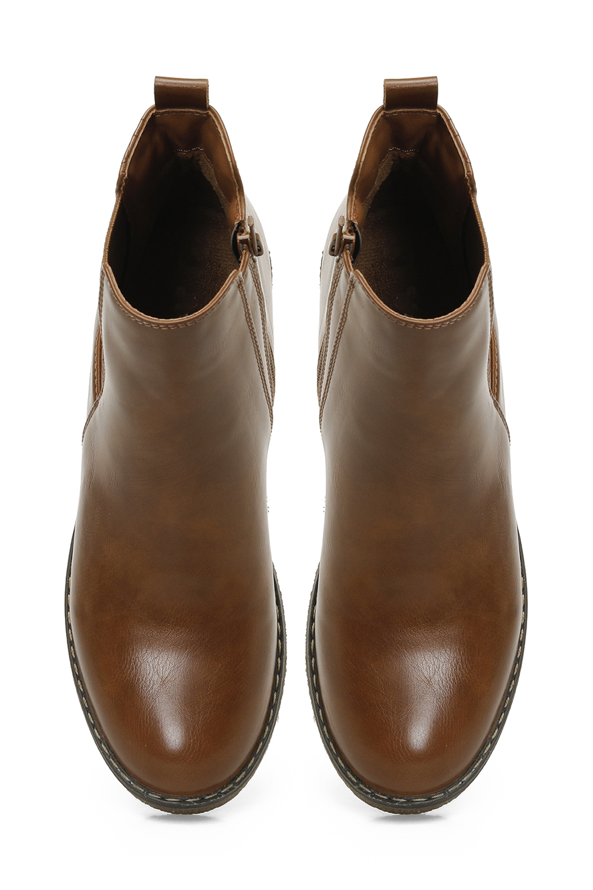 166607.Z4PR Taba Kadın Dolgu Topuk Bot - Görsel 5