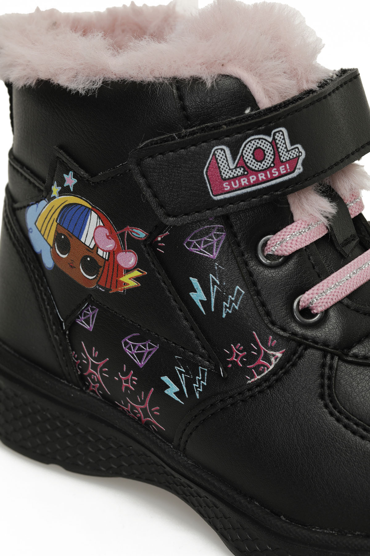 Lol NEPHA.P4PR Siyah Kız Çocuk Spor Ayakkabı - Görsel 8