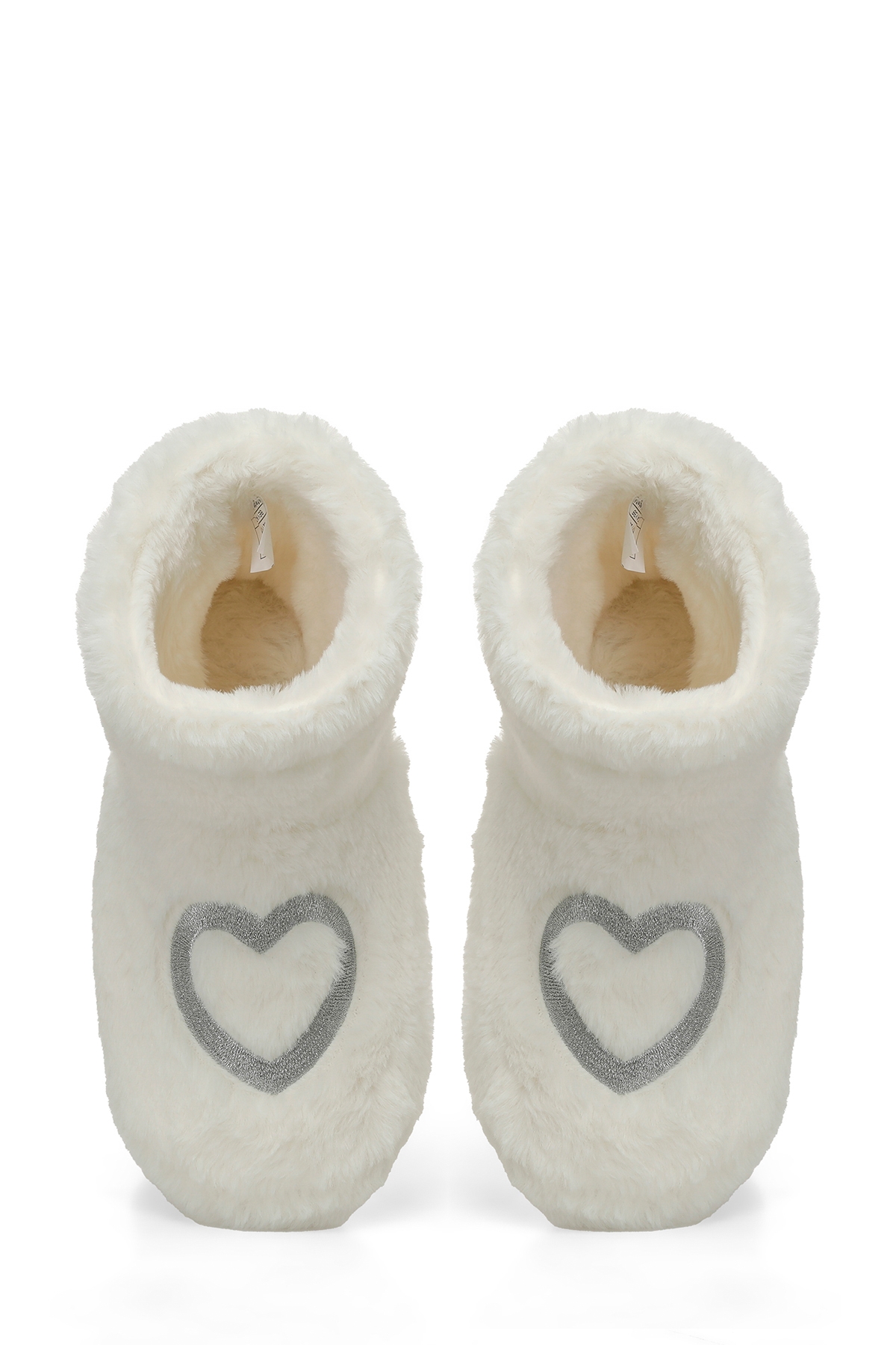 Polaris 607085.Z4PR Beyaz Kadın Panduf - Görsel 5