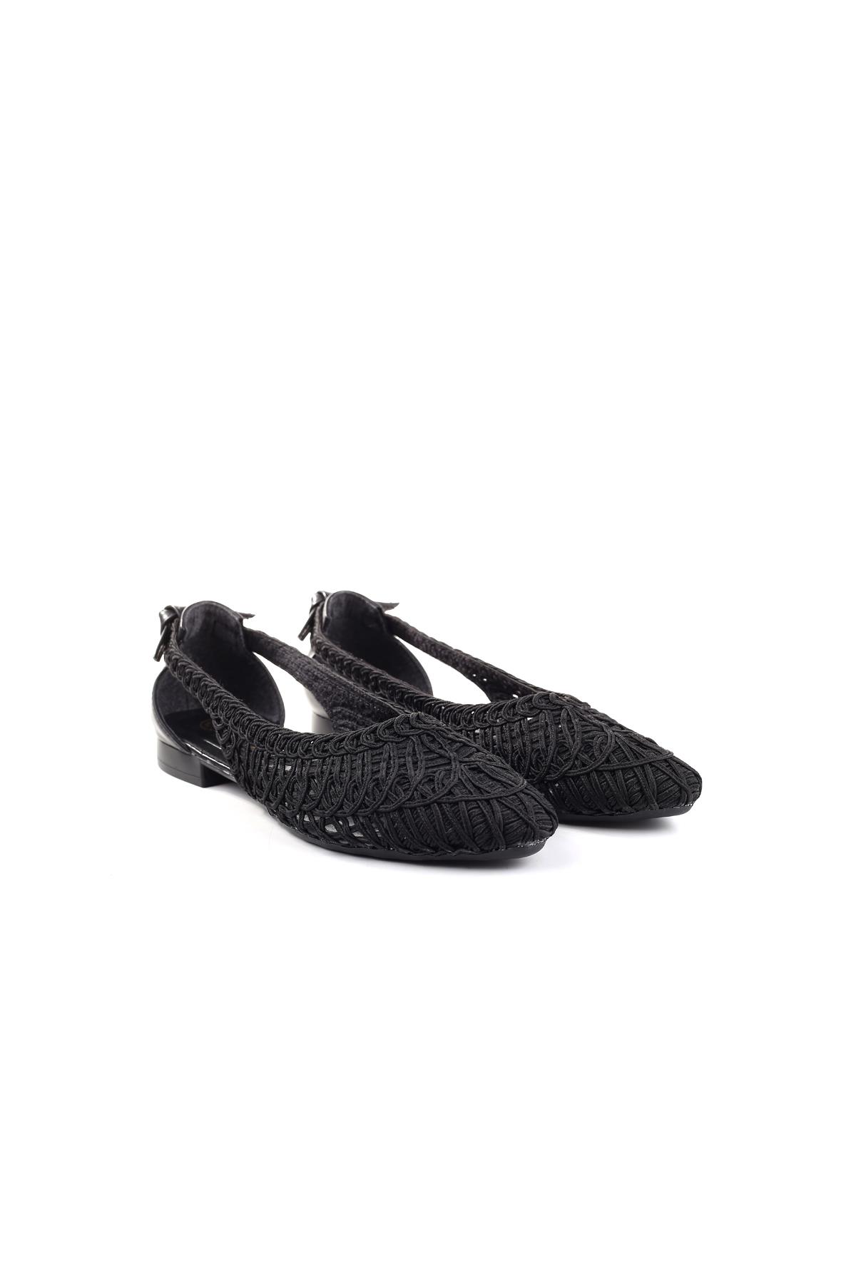 Spr 710 Kadın Hasır Örme Günlük Babet Ayakkabı - Görsel 4