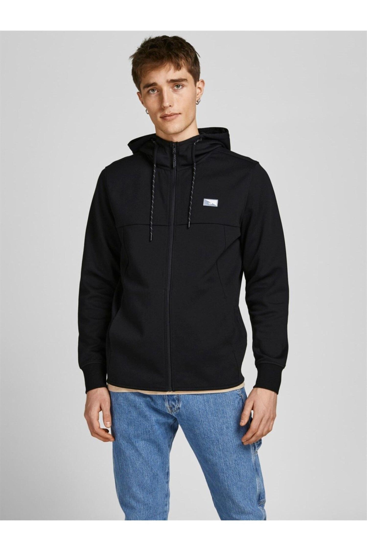 12204926 Jcoaır Sweat Zıp Hood Noos. Erkek Hoodie Sweatshirt