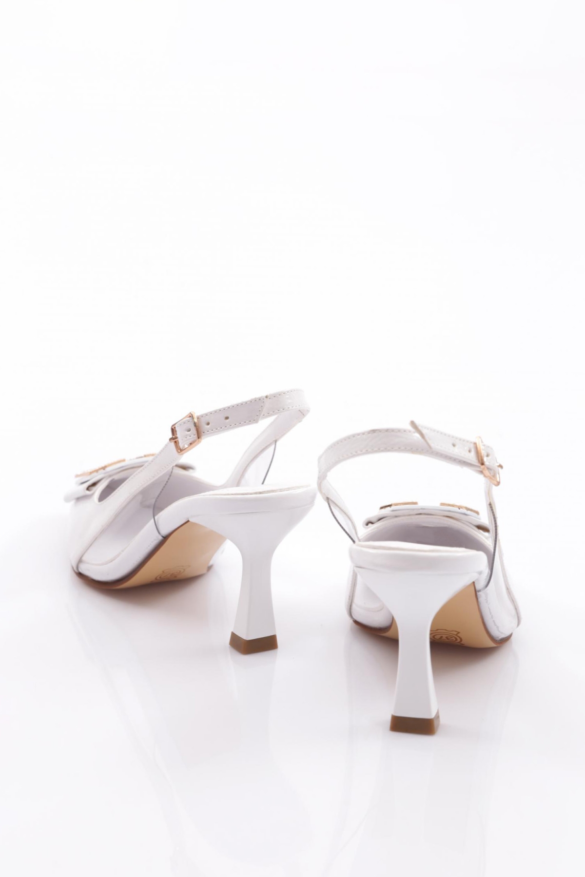 K13 Kadin Önü Kapali Topuklu Ayakkabi - Görsel 4