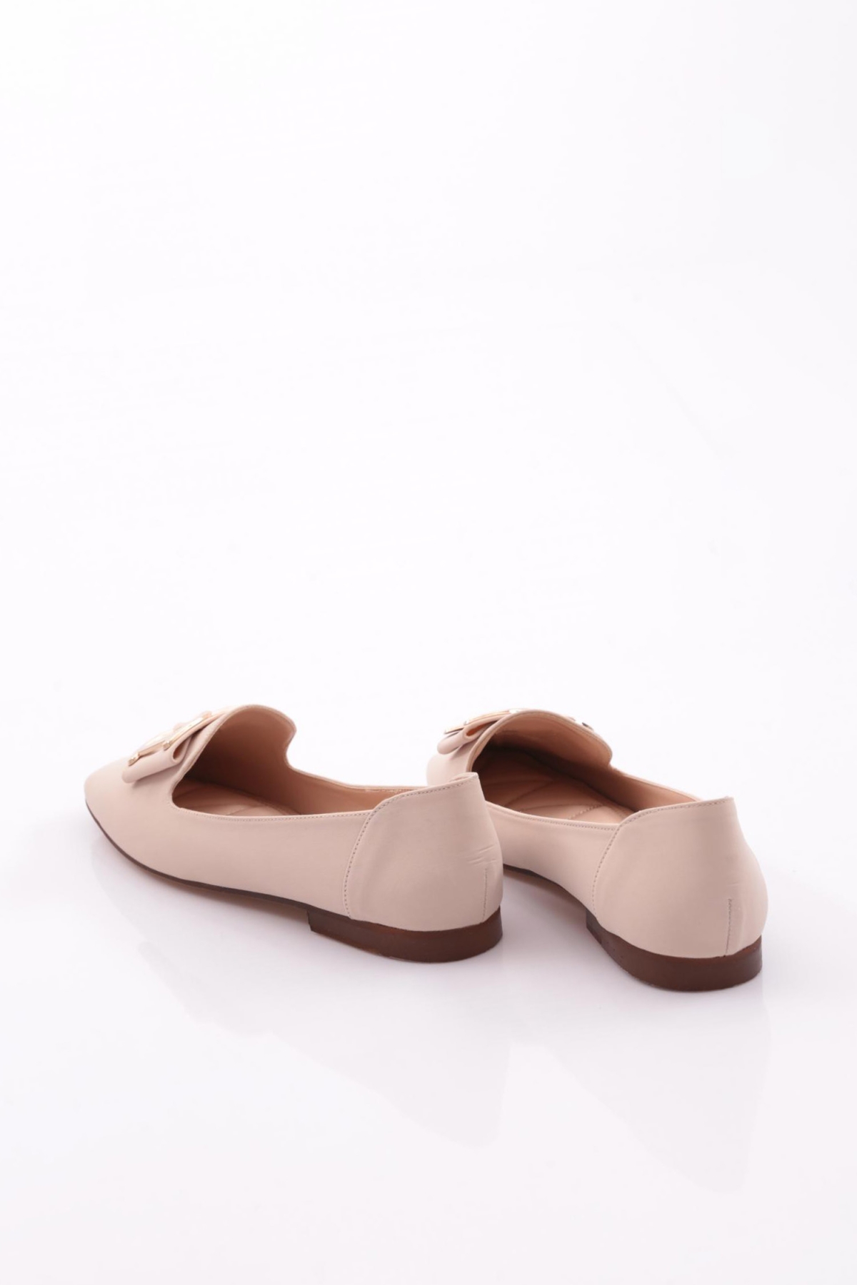 K064 Kadin Düz Burun Babet - Görsel 4