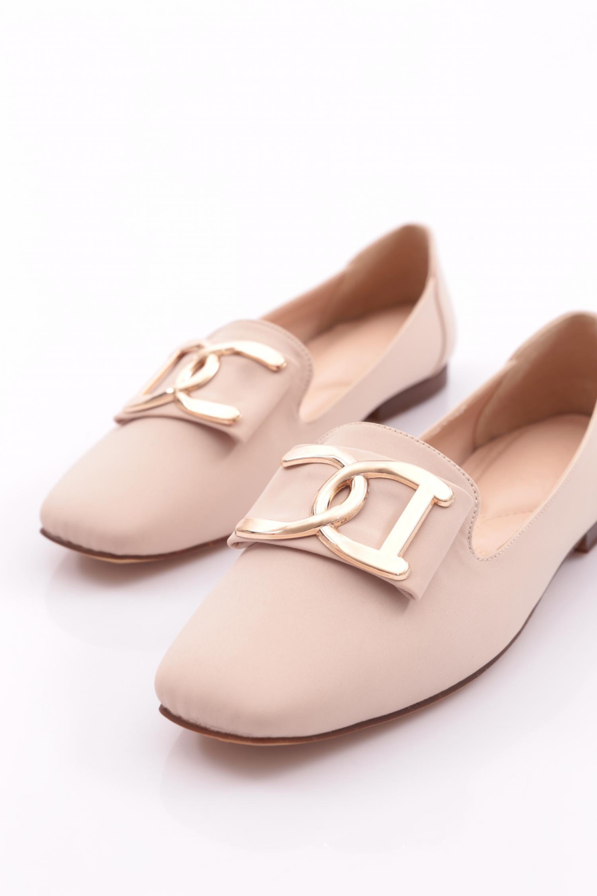 K064 Kadin Düz Burun Babet - Görsel 5