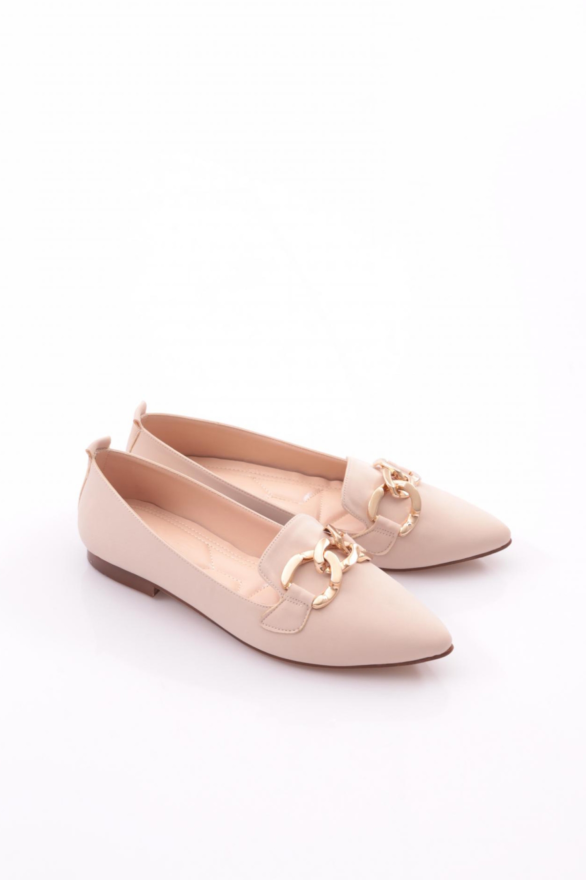 K014 Kadin Demir Aksesuarli Babet - Görsel 3