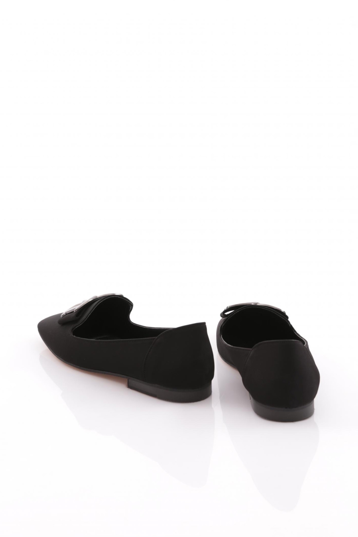 K064 Kadin Düz Burun Babet - Görsel 4