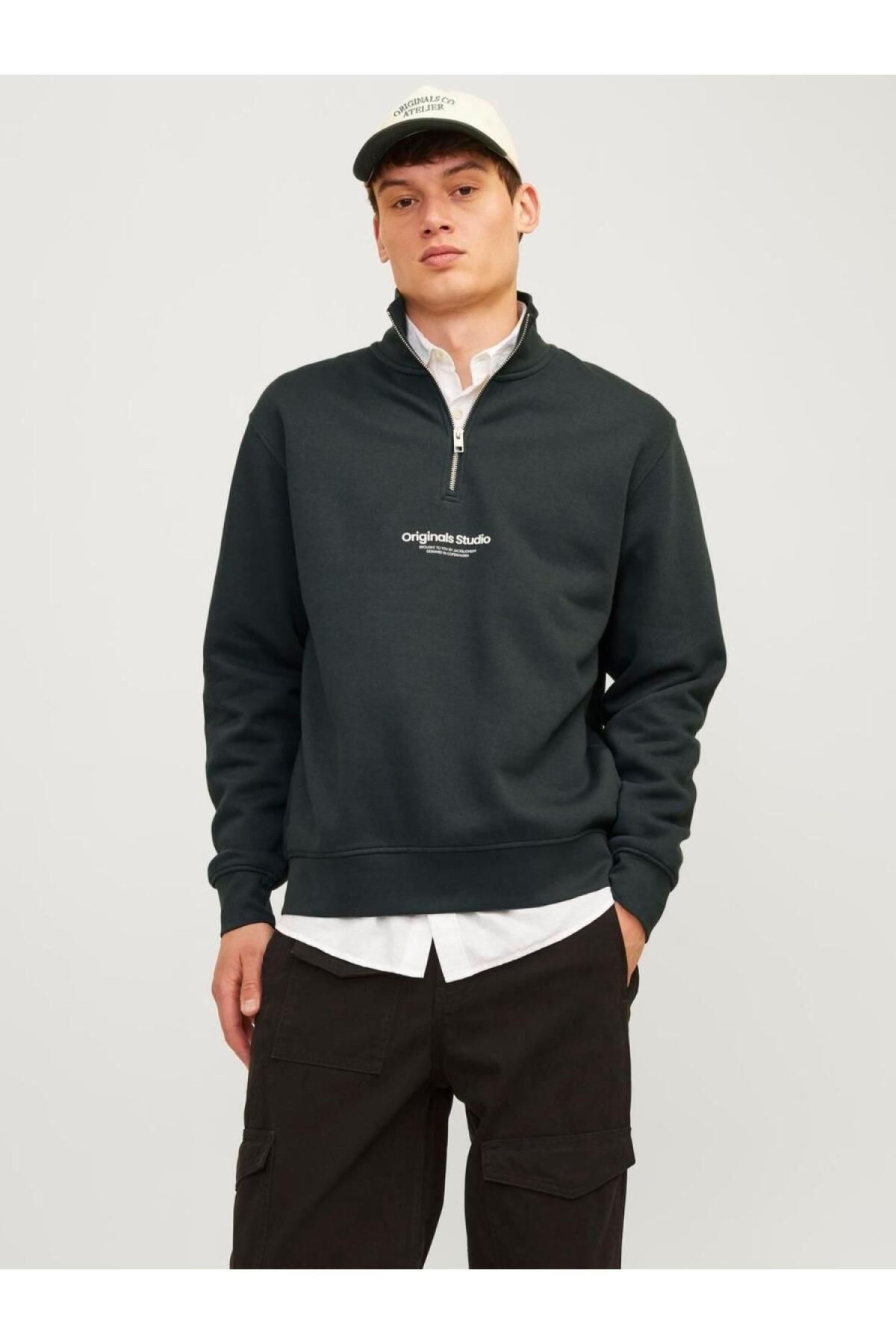 12241777 Jorvesterbro Sweat Quarter Zıp Hn Noos Erkek Sweatshirt