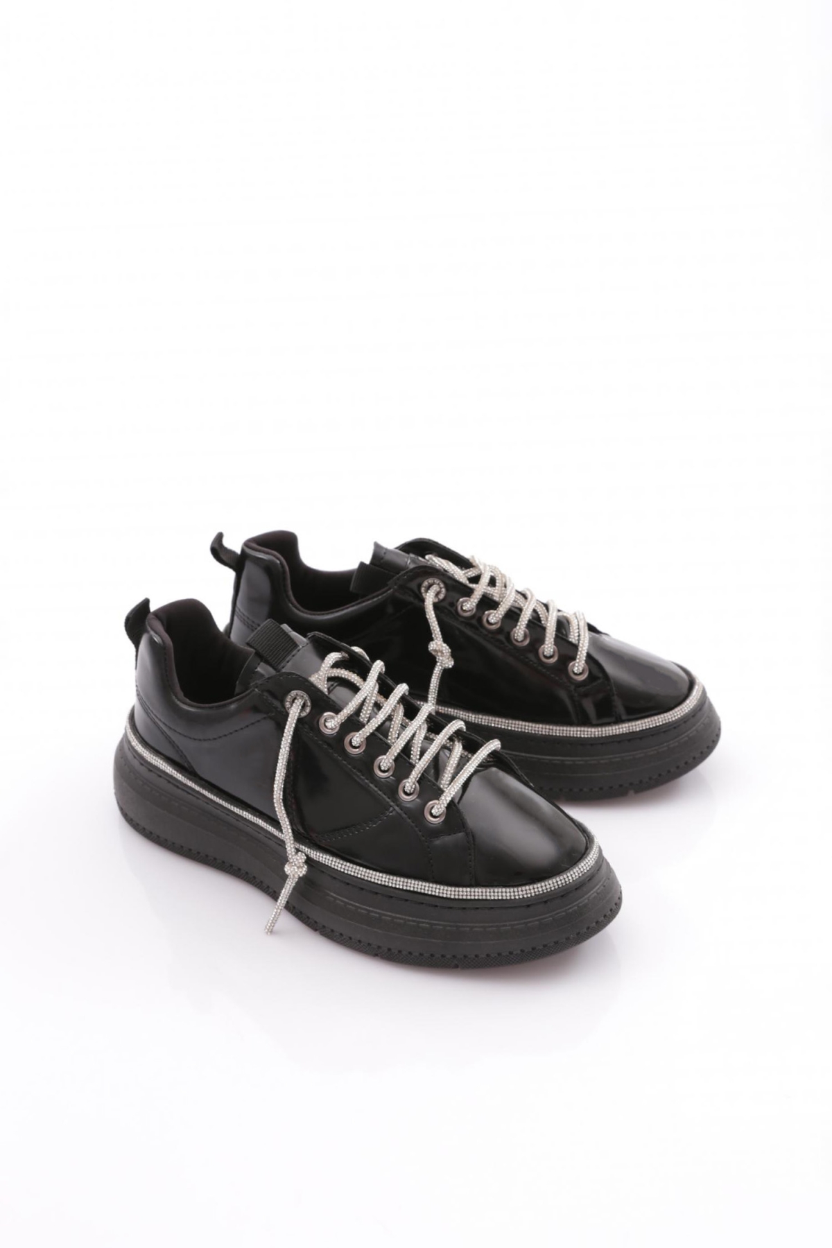 2456 Kadin Taş İp Bağcikli Spor Ayakkabi - Görsel 3
