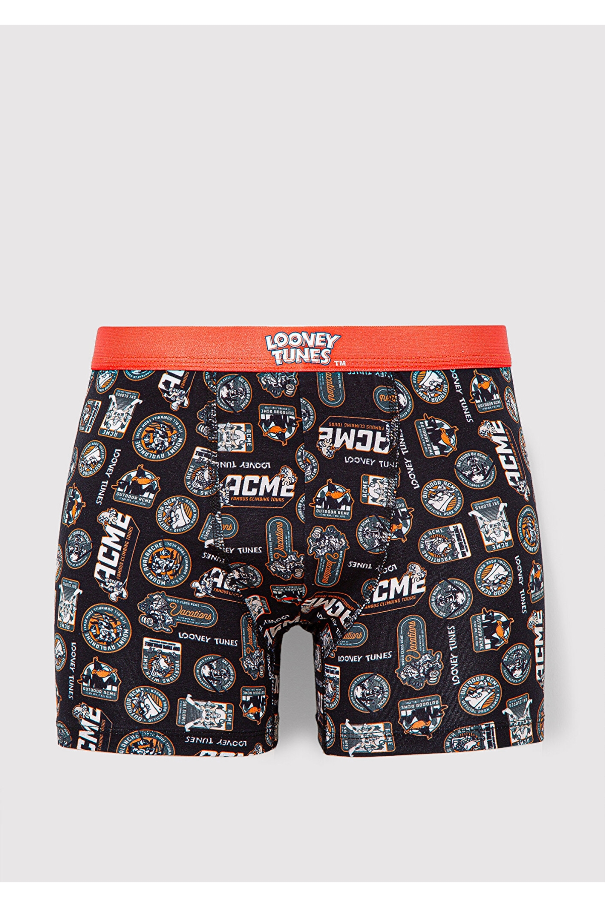 Looney Tunes Baskılı Siyah Boxer