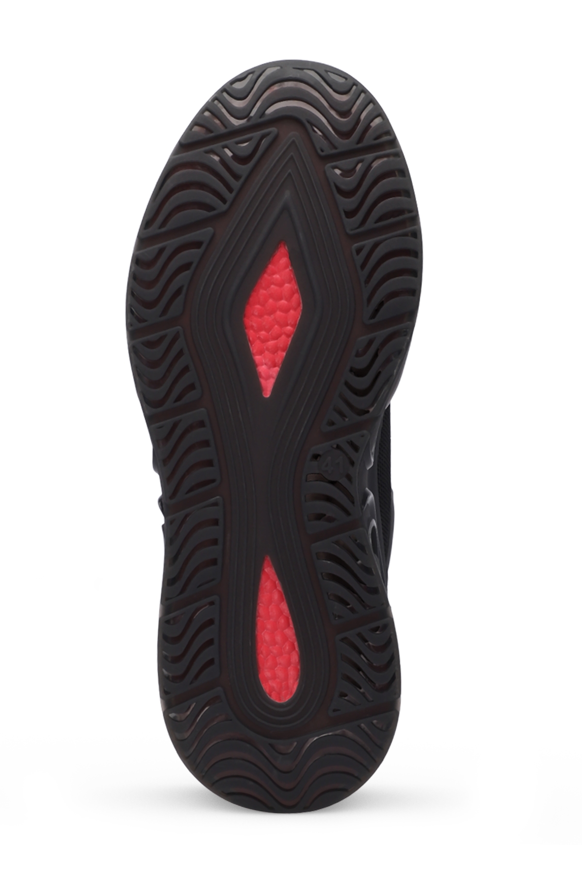 GRANT IN Erkek Koşu & Yürüyüş Ayakkabı Siyah / Kırmızı - Görsel 8