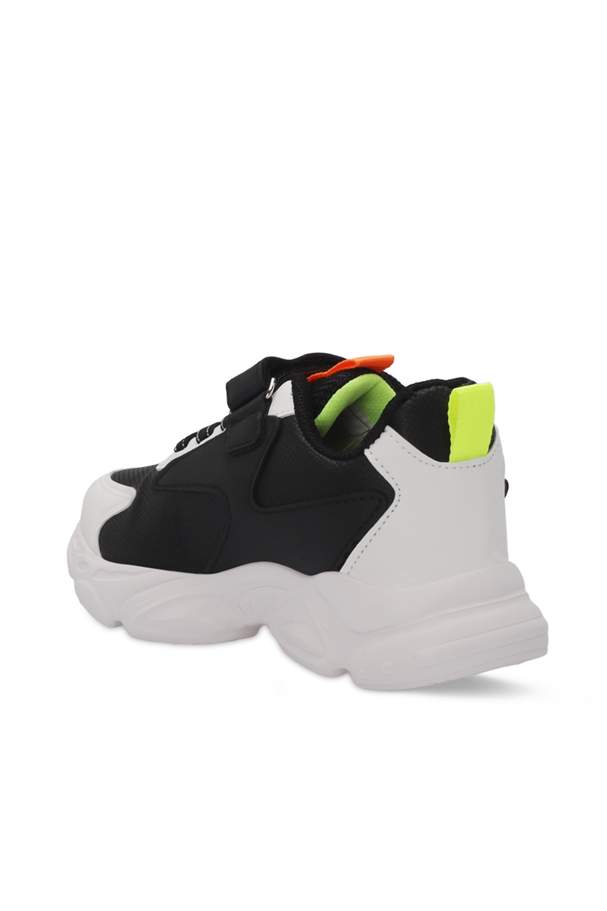 NABIL Unisex Çocuk Sneaker Ayakkabı Siyah / Beyaz - Görsel 4