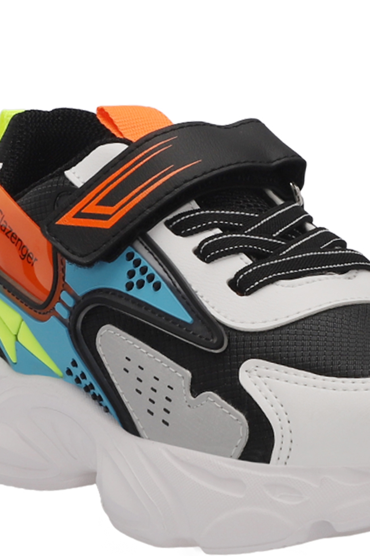 NABIL Unisex Çocuk Sneaker Ayakkabı Siyah / Beyaz - Görsel 5
