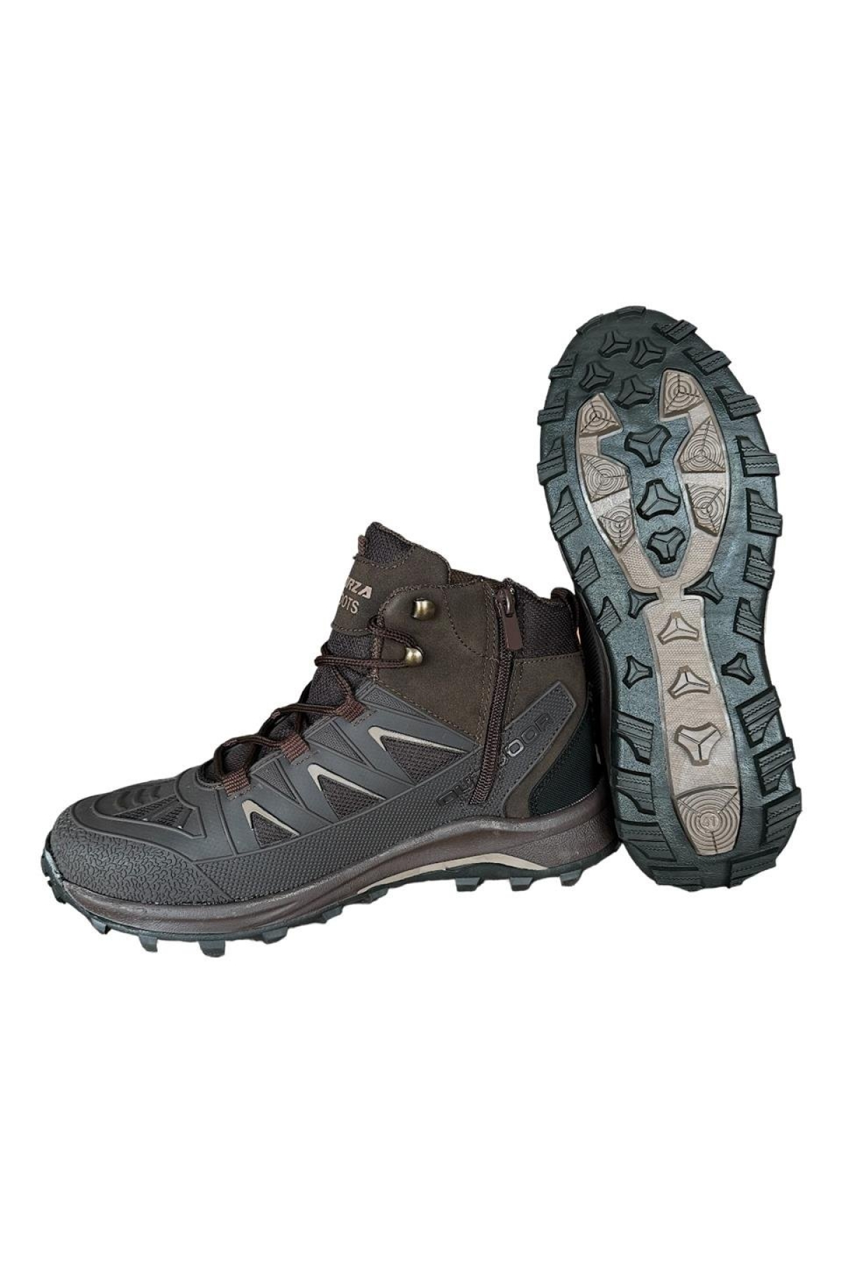 Outdoor Trekking Erkek Bot KAHVERENGİ - Görsel 4