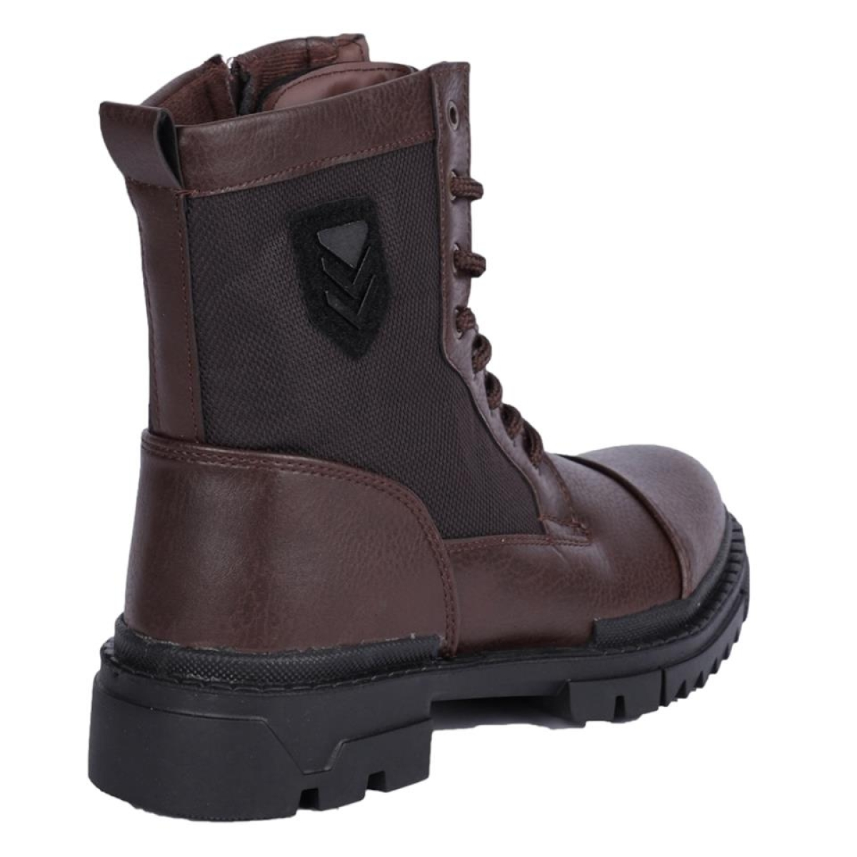 Bağcıklı Fermuarlı Erkek Postal Bot KAHVERENGİ - Görsel 8