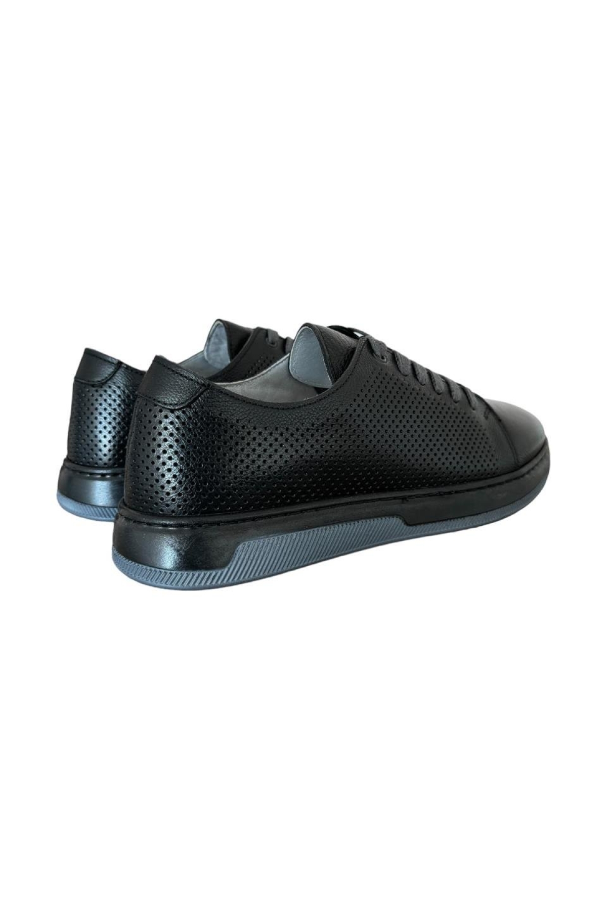 Erkek Comfort Hafif Günlük Hakiki Deri Ayakkabı SİYAH - Görsel 5