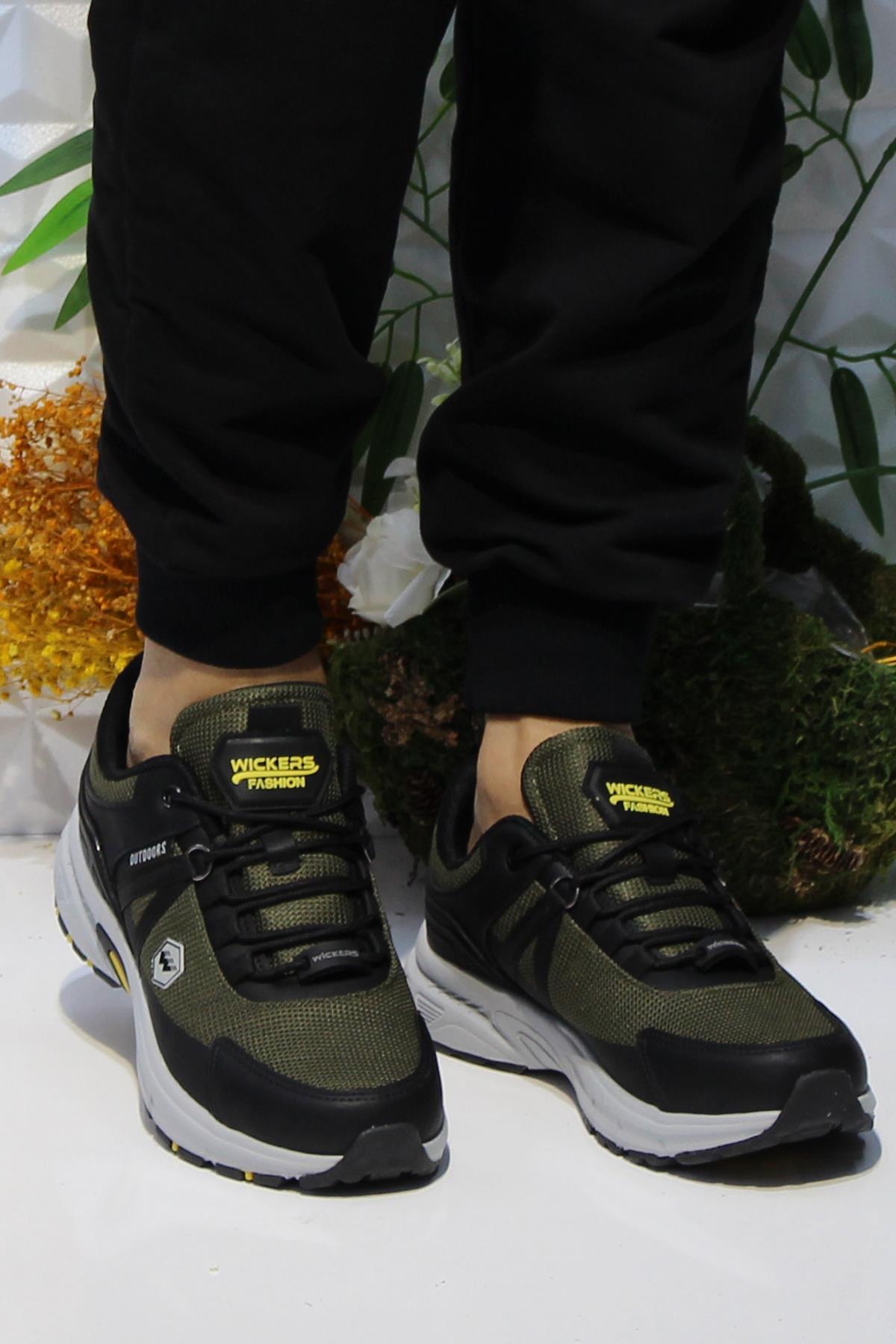Wks 2709 Haki Rahat Outdoor Ayakkabı Erkek Ayakkabı - Görsel 3