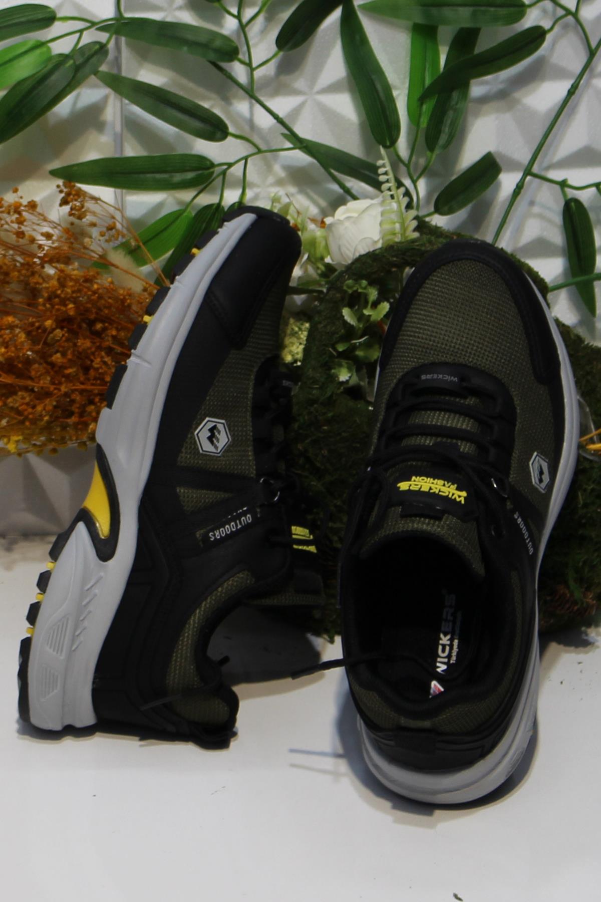 Wks 2709 Haki Rahat Outdoor Ayakkabı Erkek Ayakkabı - Görsel 6