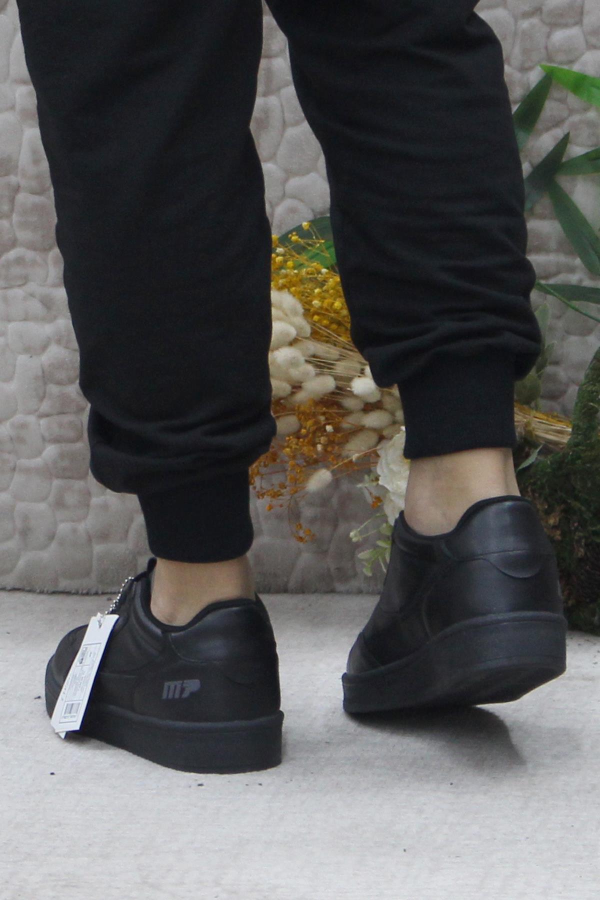 242 2058 Siyah Rahat Orijinal Ürün Sneaker Erkek Ayakkabı - Görsel 5