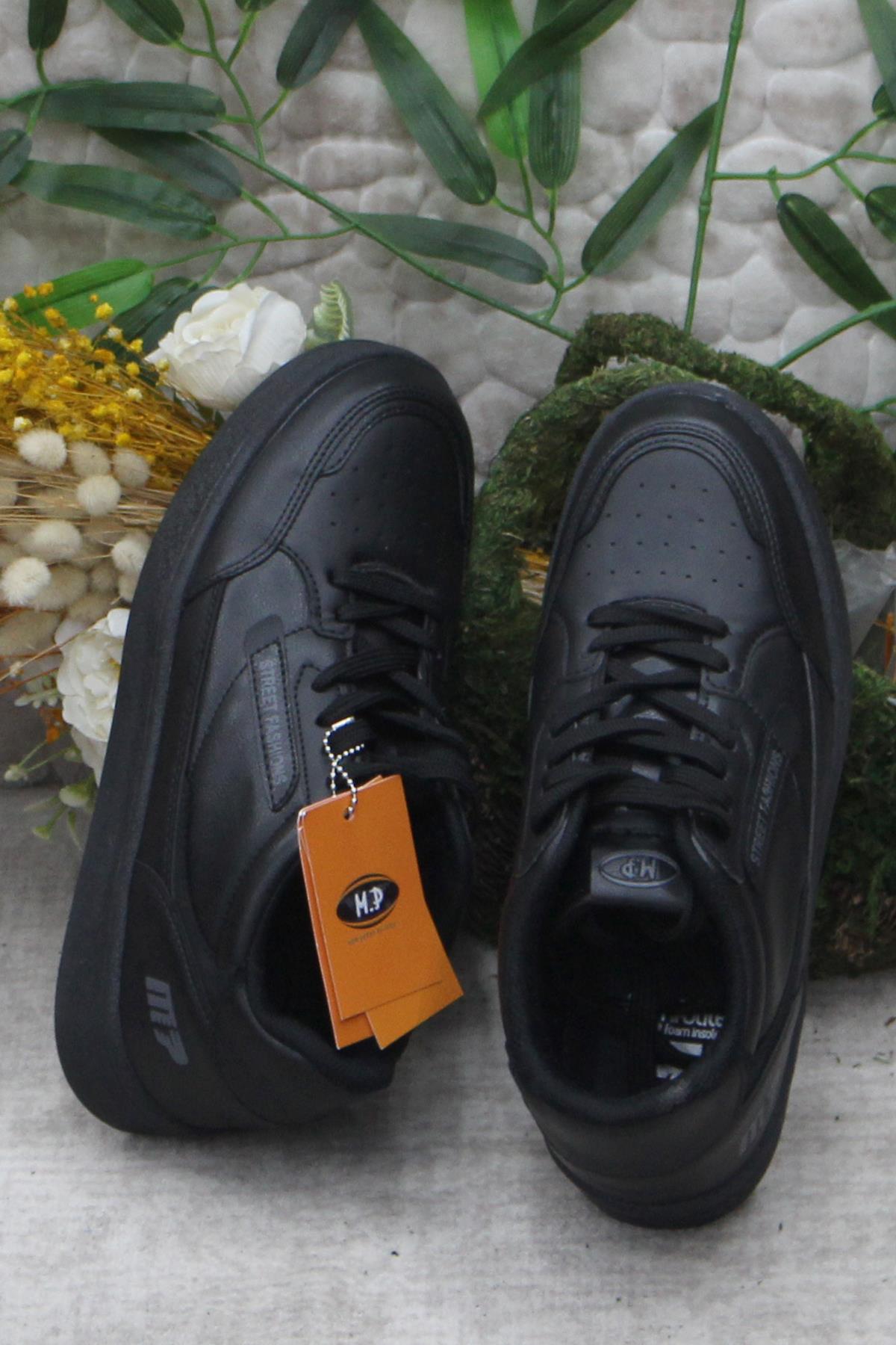 242 2058 Siyah Rahat Orijinal Ürün Sneaker Erkek Ayakkabı - Görsel 6