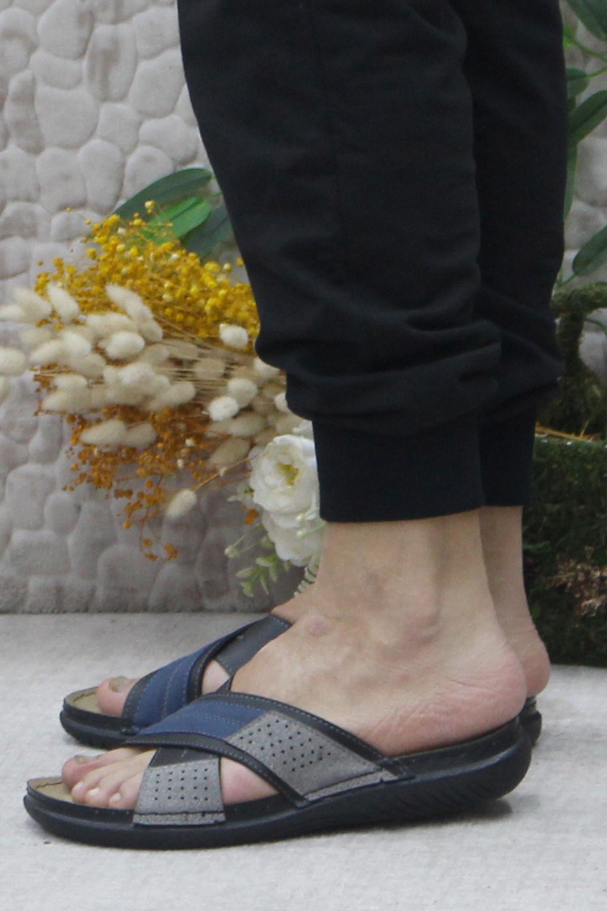 171202 Siyah Rahat Esnek Anatomik Erkek Terlik - Görsel 4