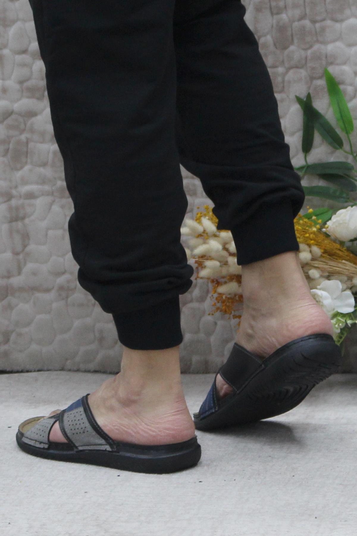 171202 Siyah Rahat Esnek Anatomik Erkek Terlik - Görsel 5