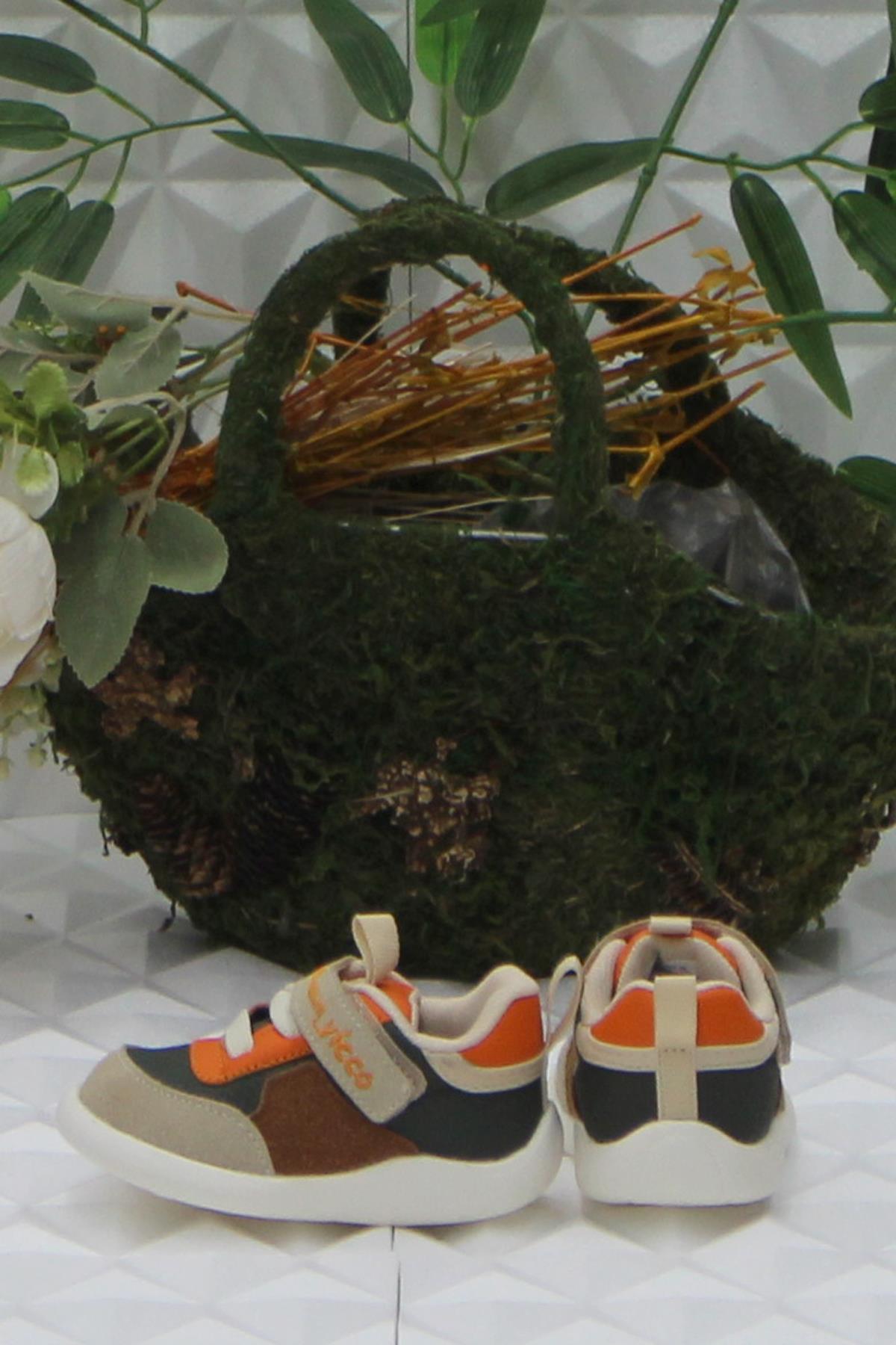 346.E23K.379 Haki İlk Adım Anatomik Erkek Çocuk Ayakkabı - Görsel 5