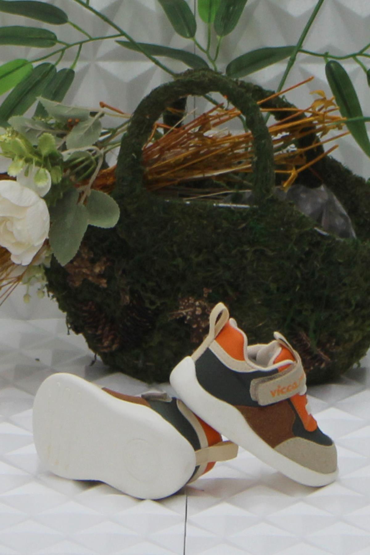 346.E23K.379 Haki İlk Adım Anatomik Erkek Çocuk Ayakkabı - Görsel 6