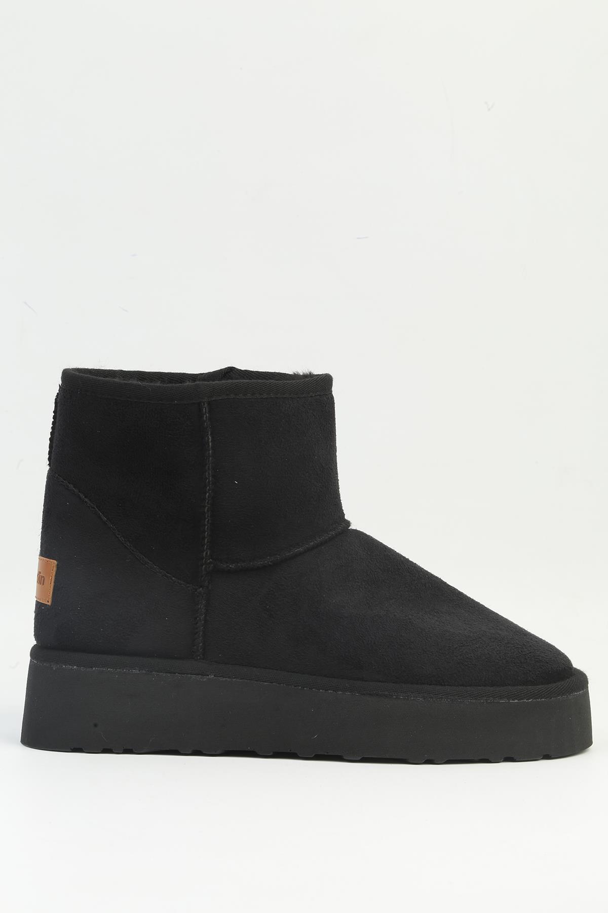 ® | PC-52710 Kadın Siyah ugg Bot