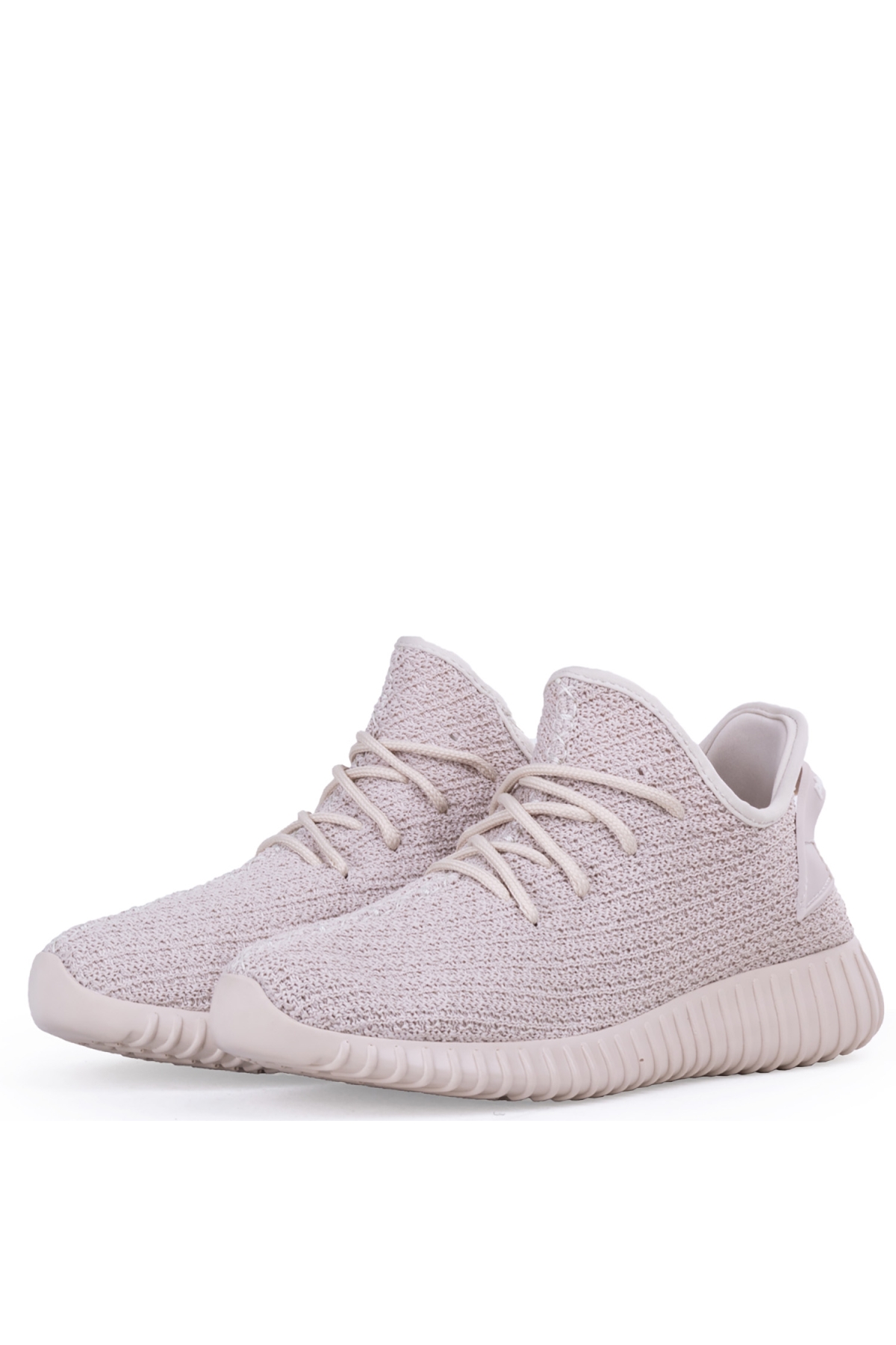 4Y 52359 Erkek Spor Ayakkabı Bağsız Bej - Görsel 3