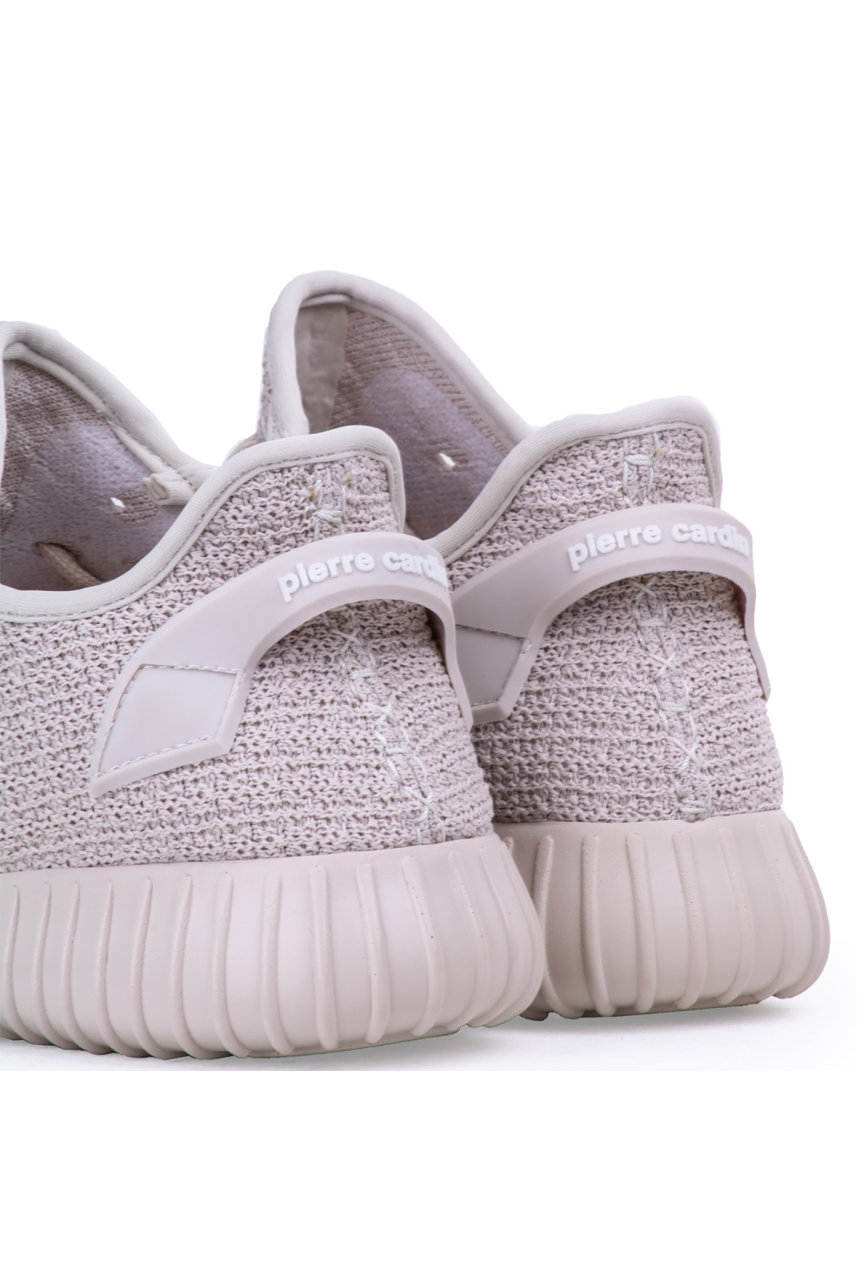 4Y 52359 Erkek Spor Ayakkabı Bağsız Bej - Görsel 5