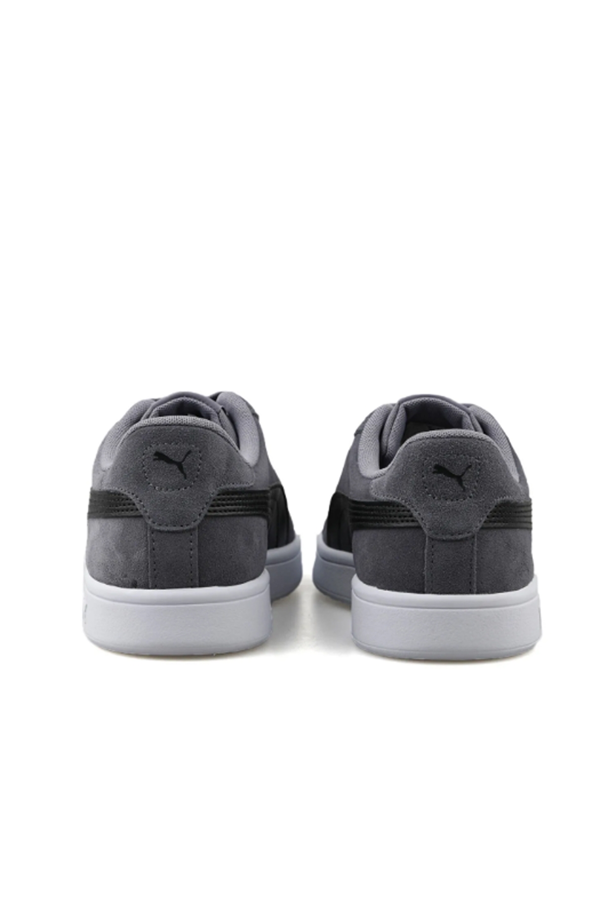 Puma Smash 3.0 Unisex Deri Sneaker Ayakkabı Gri — 3