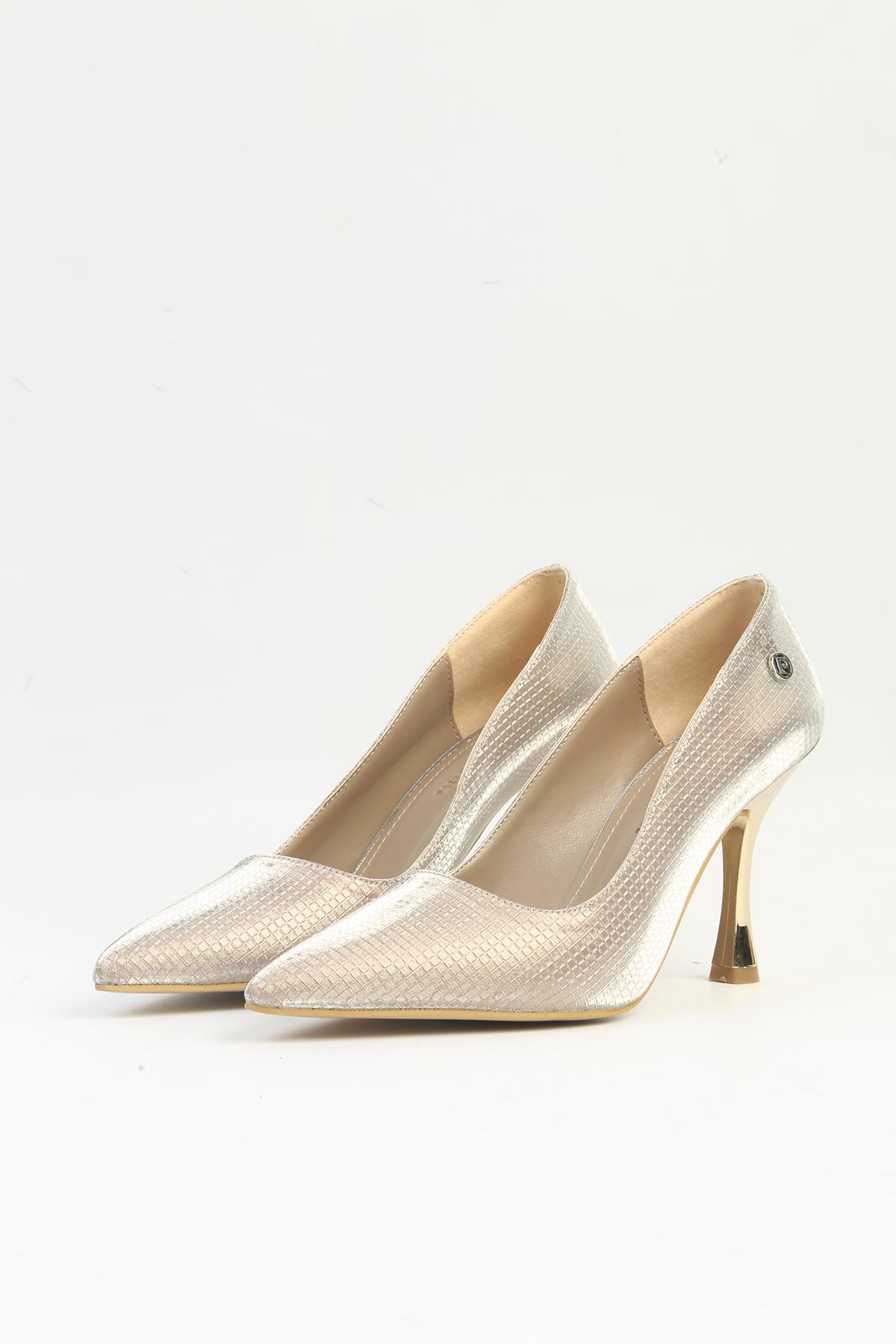 ® | PC-54024 Kadın Rose Topuklu Ayakkabı - Görsel 3