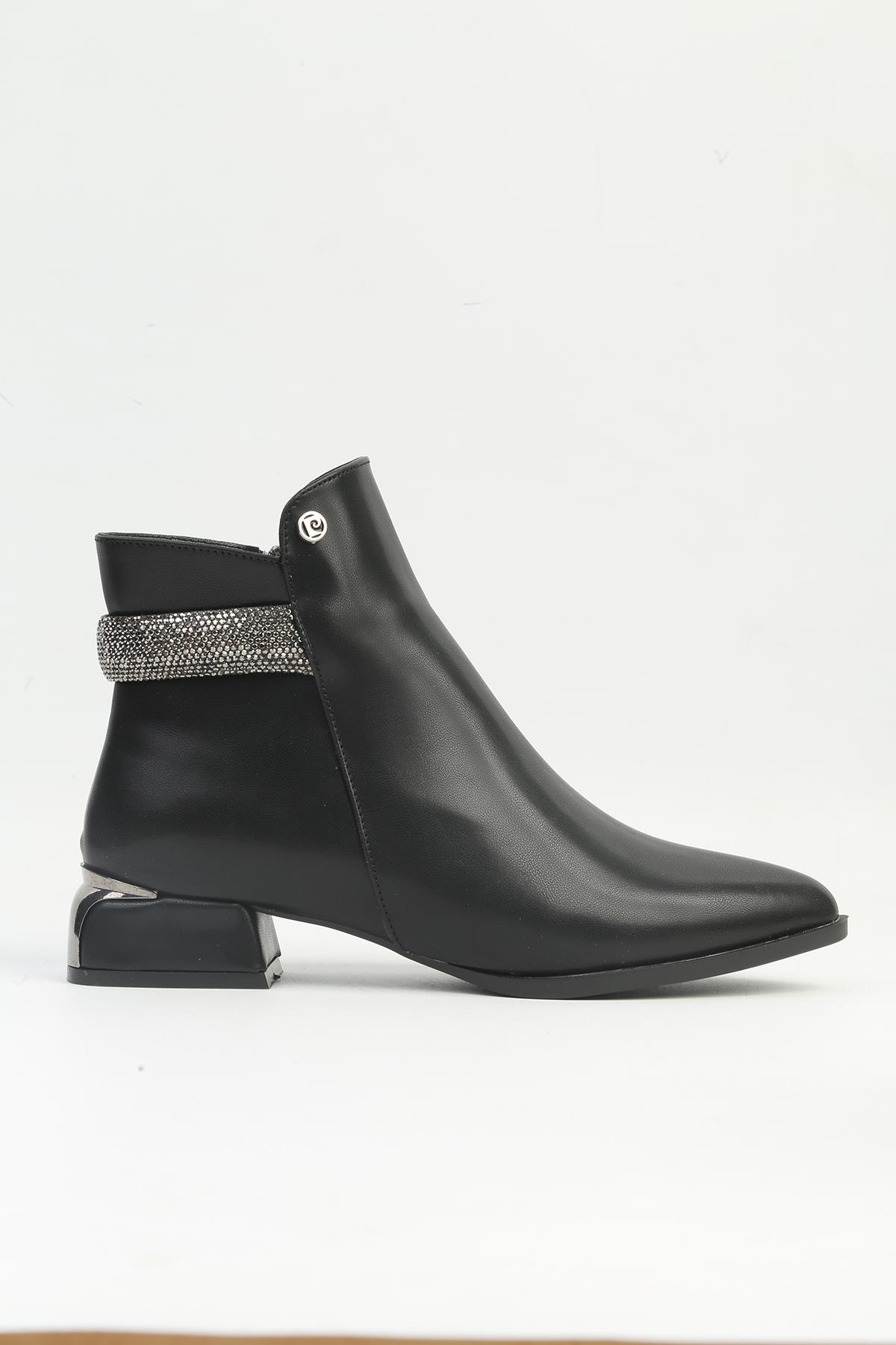 ® | PC-54016 Kadın Siyah Cilt Bot - Görsel 2