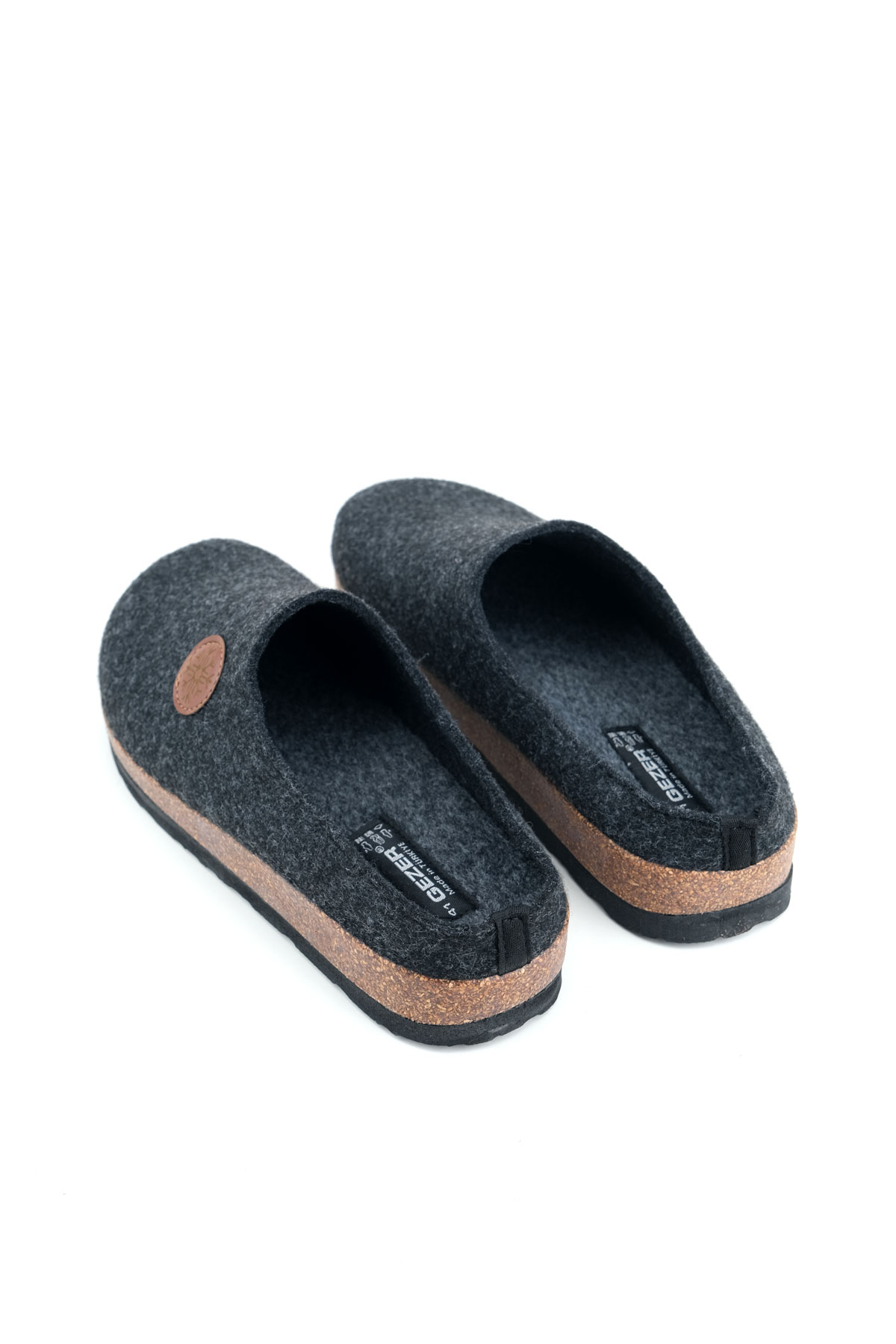 Kışlık Mantar Taban Ev Bahçe Rahat Taban Erkek Terlik - Görsel 6